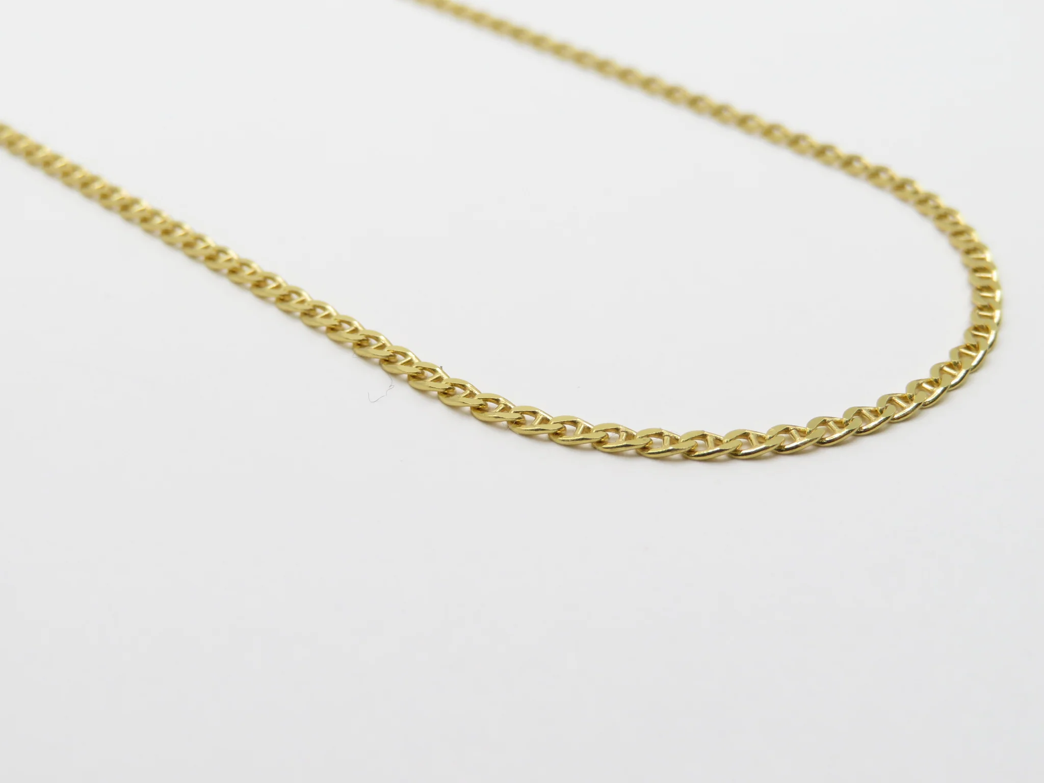 10k Yellow Gold Flat Anchor - Image 5