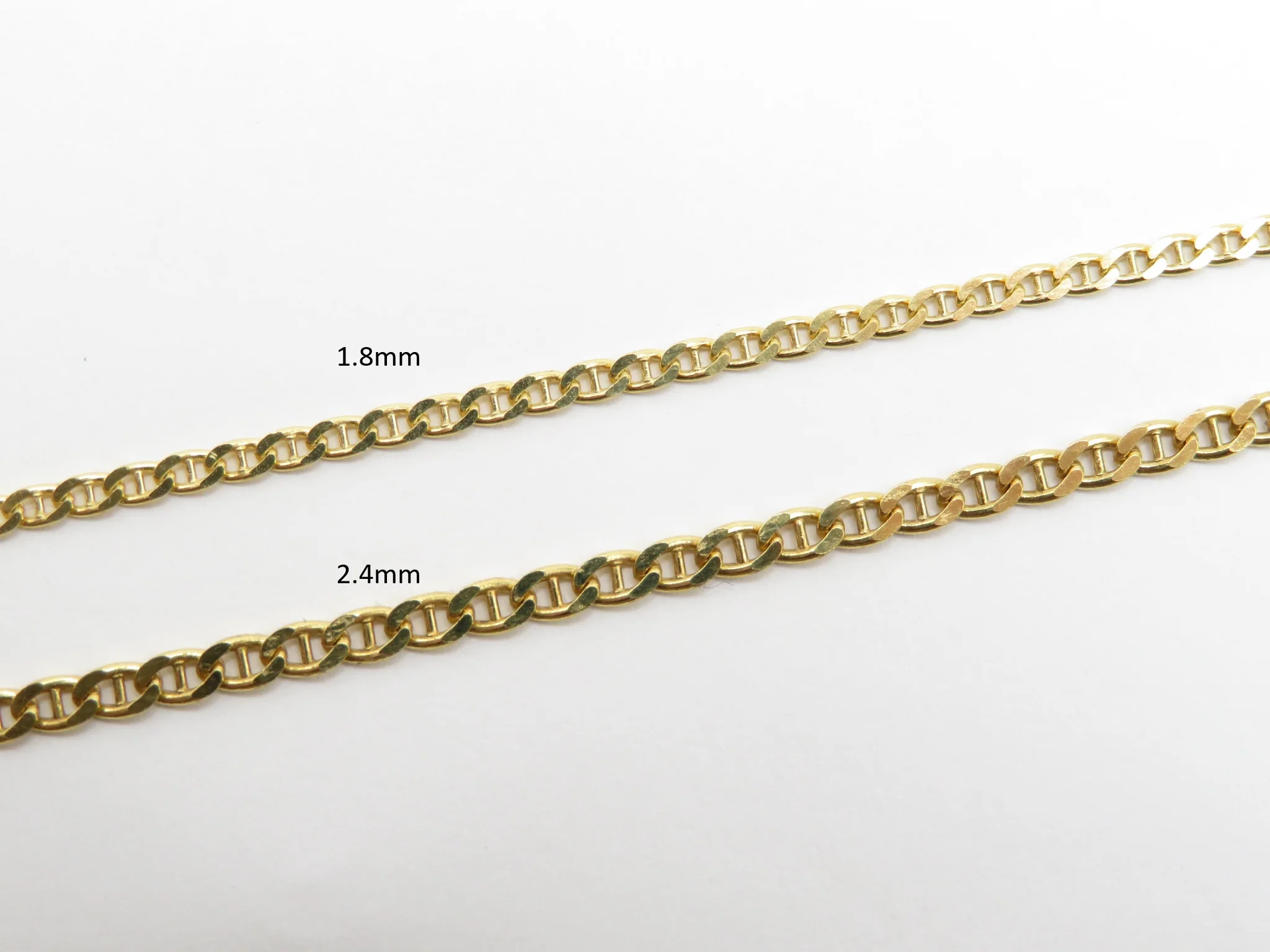 10k Yellow Gold Flat Anchor - Image 6
