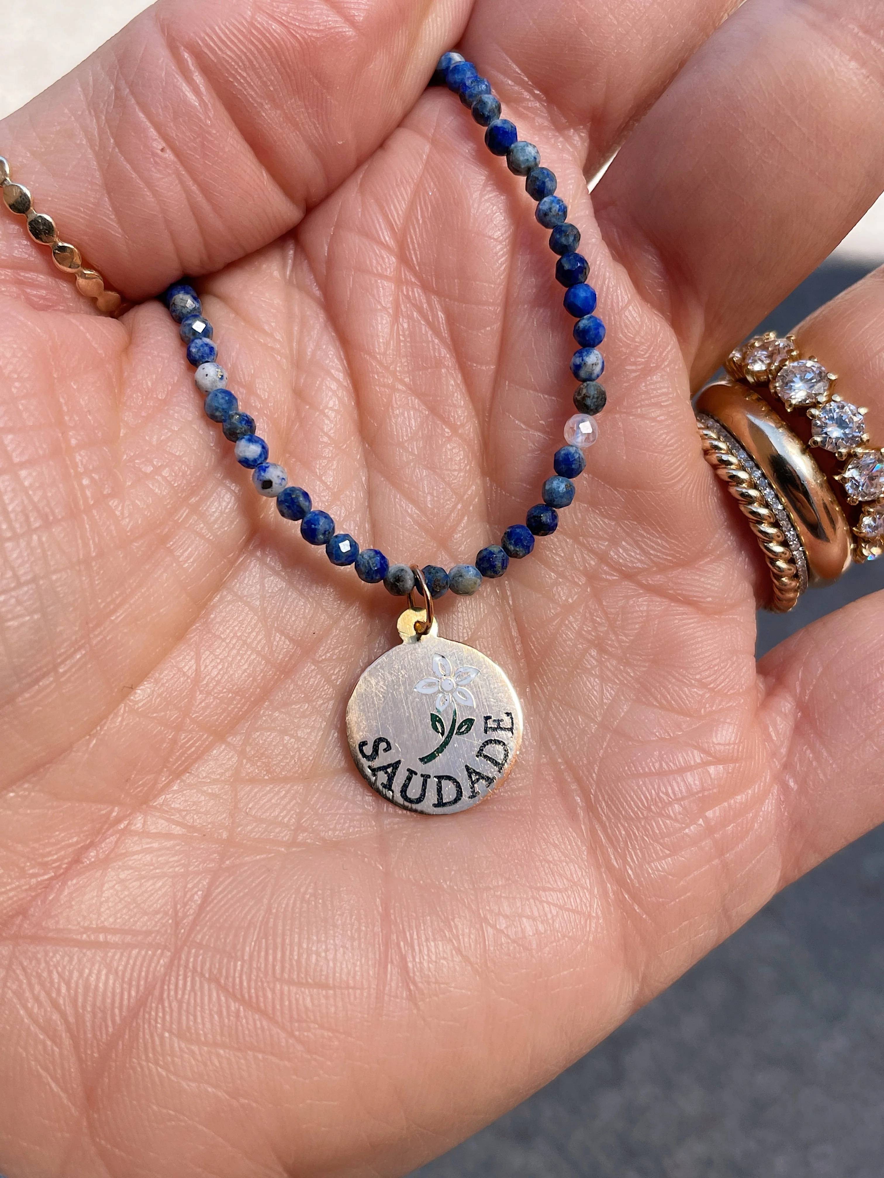 10k Sodalite Necklace - Image 5