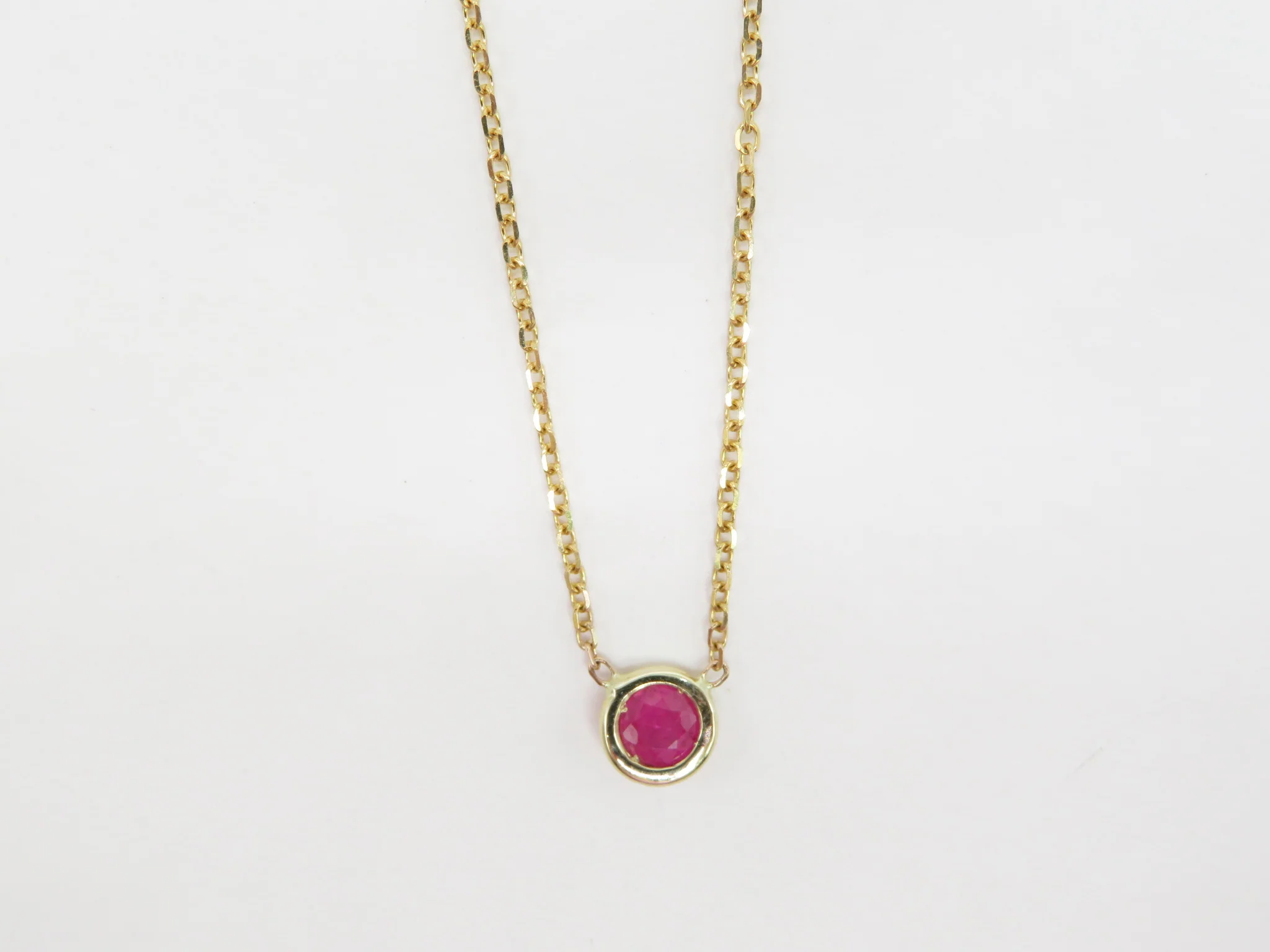 10k Yellow Gold Birthstone Necklace - Image 16