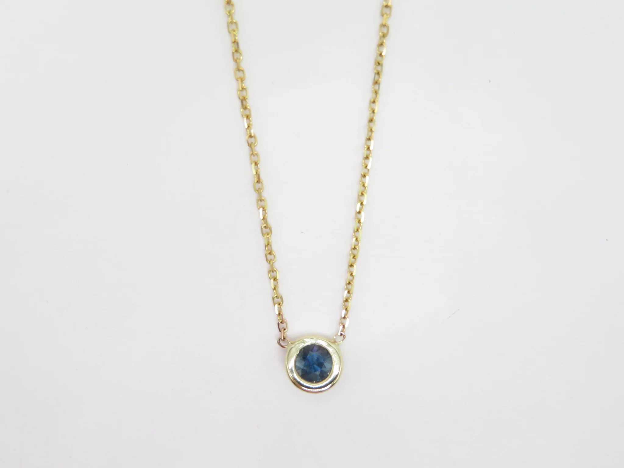 10k Yellow Gold Birthstone Necklace - Image 18