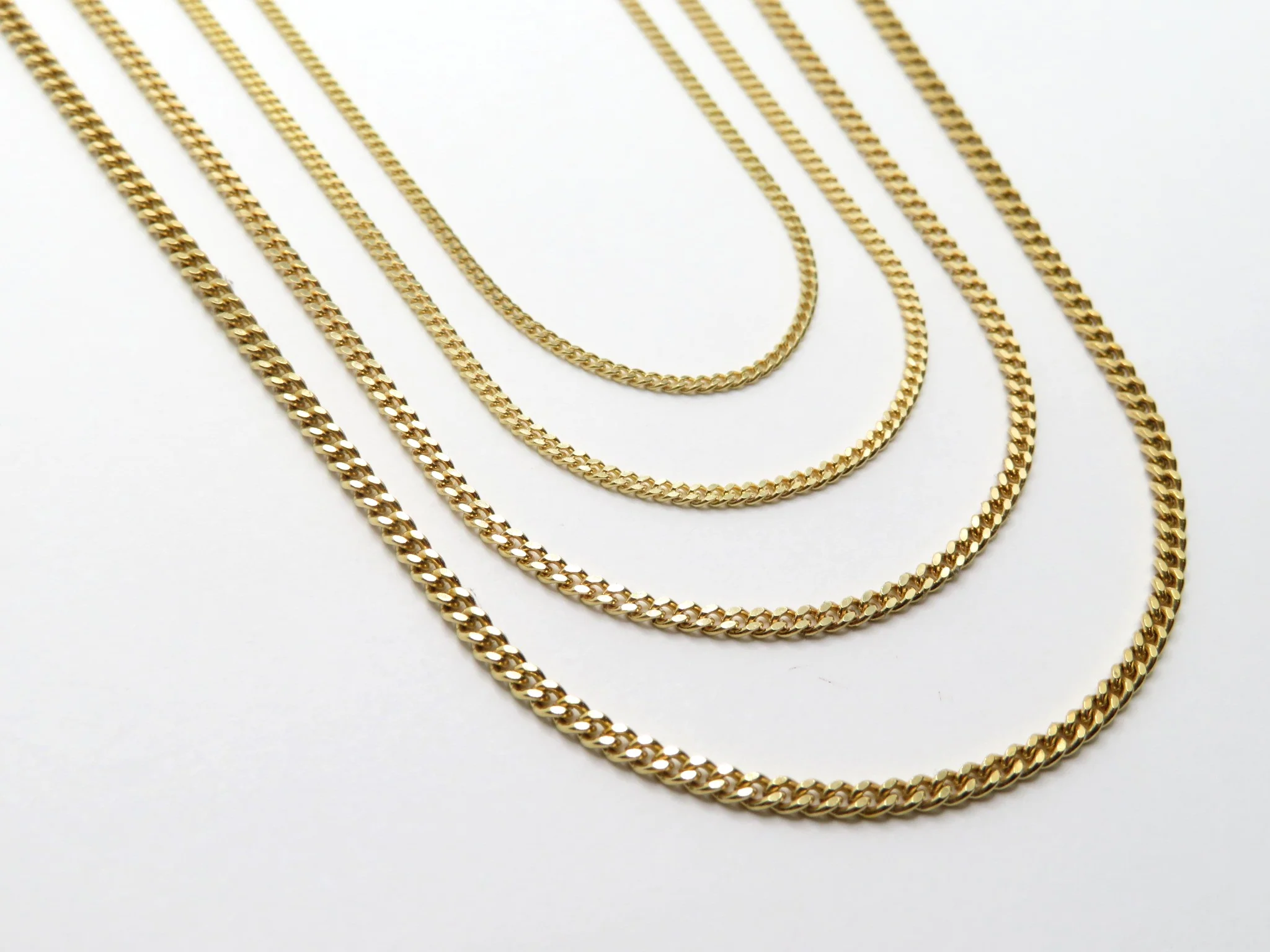 10k Yellow Gold Curb Chain - Image 13