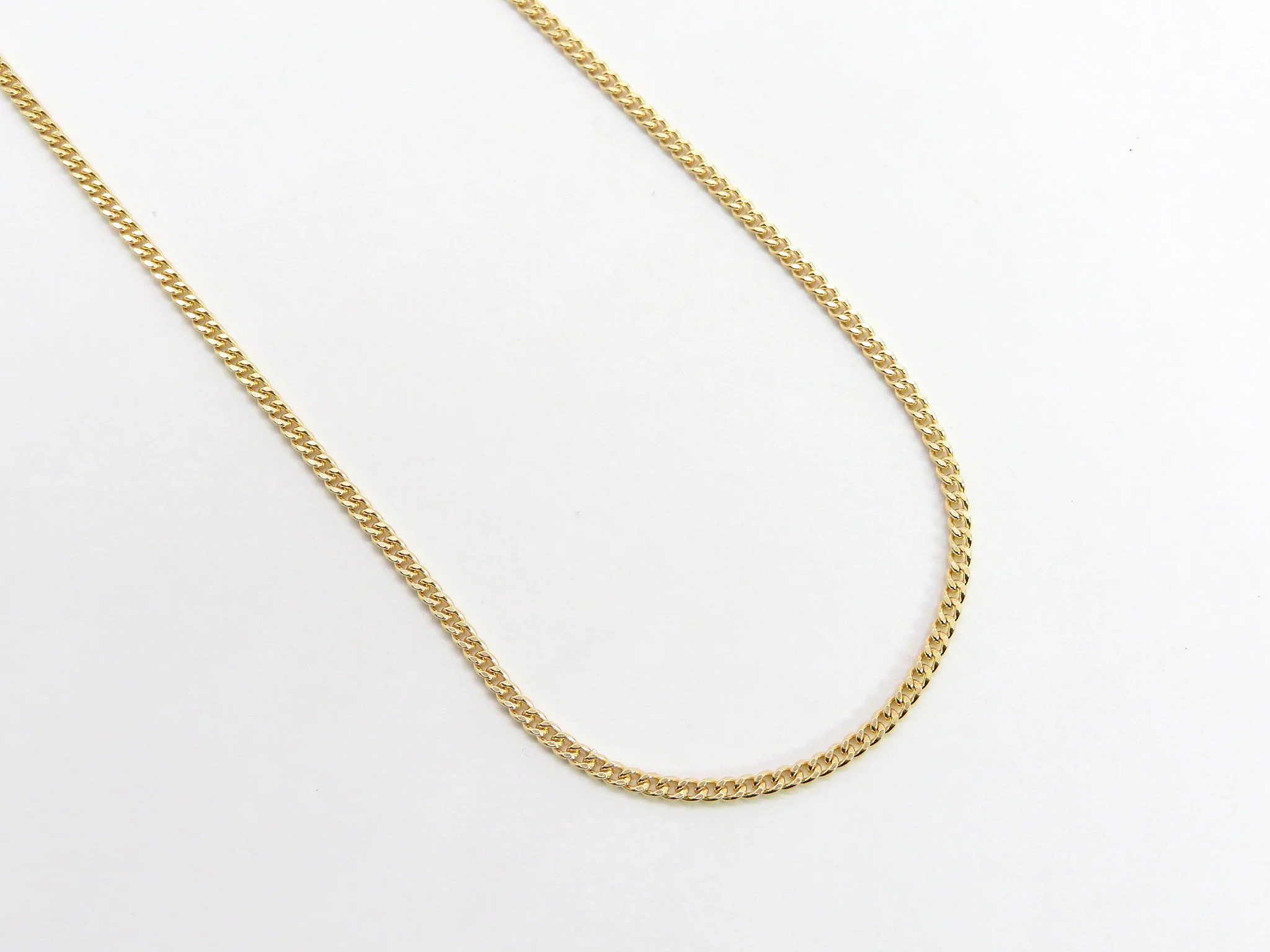 10k Yellow Gold Curb Chain - Image 4