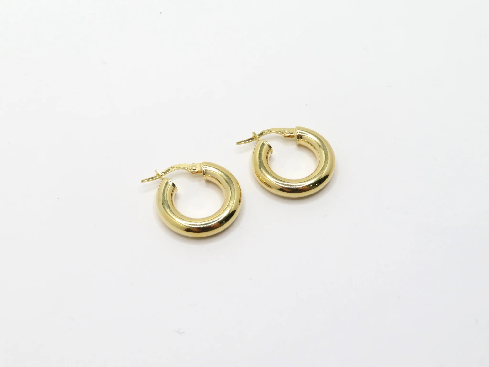 10k Yellow Gold Extra Chunky Hoops