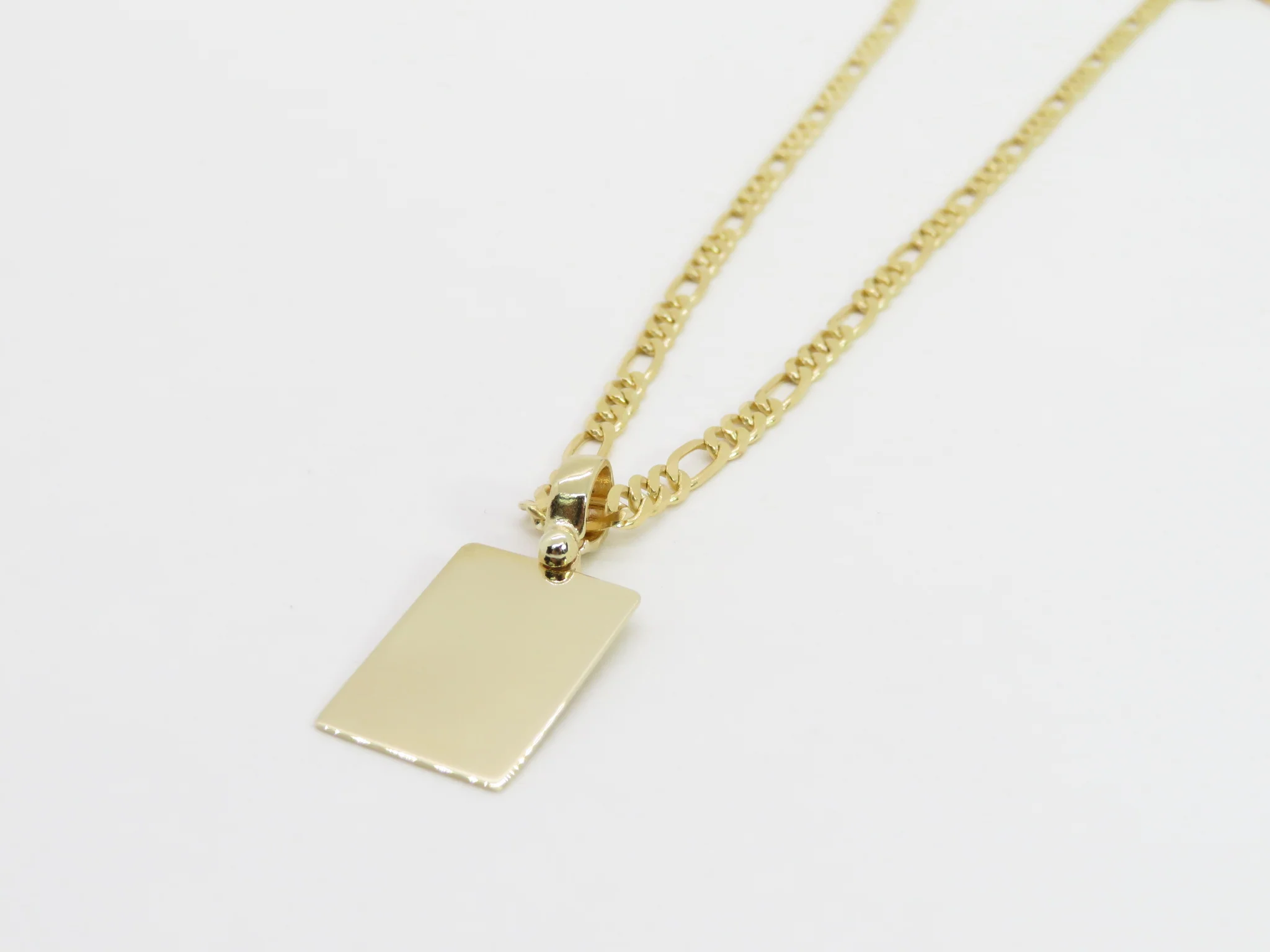 10k Yellow Gold Figaro Chain - Image 5