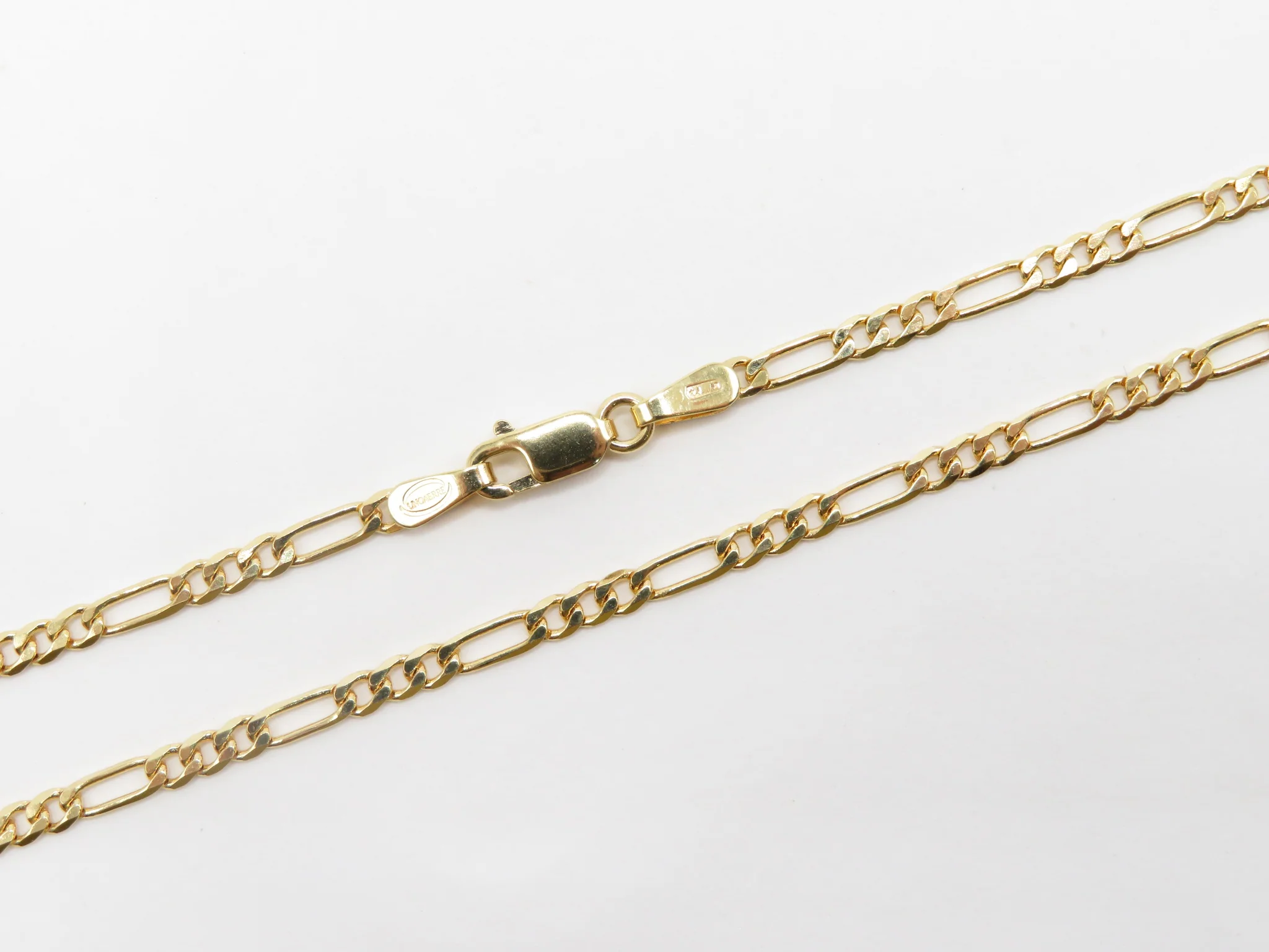 10k Yellow Gold Figaro Chain - Image 7