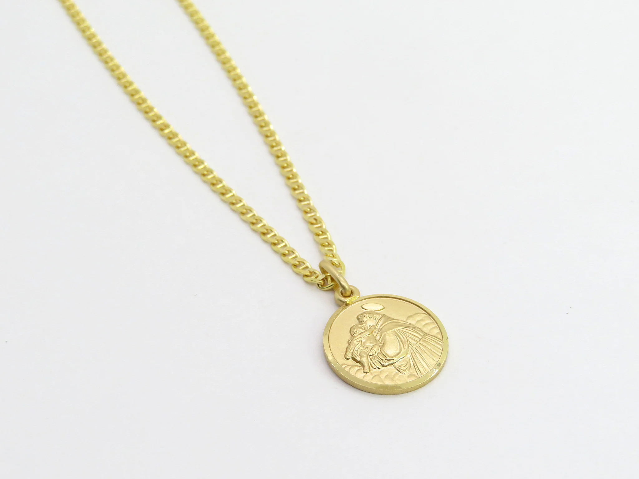 10k Yellow Gold Thicker Flat Anchor Chain - Image 9