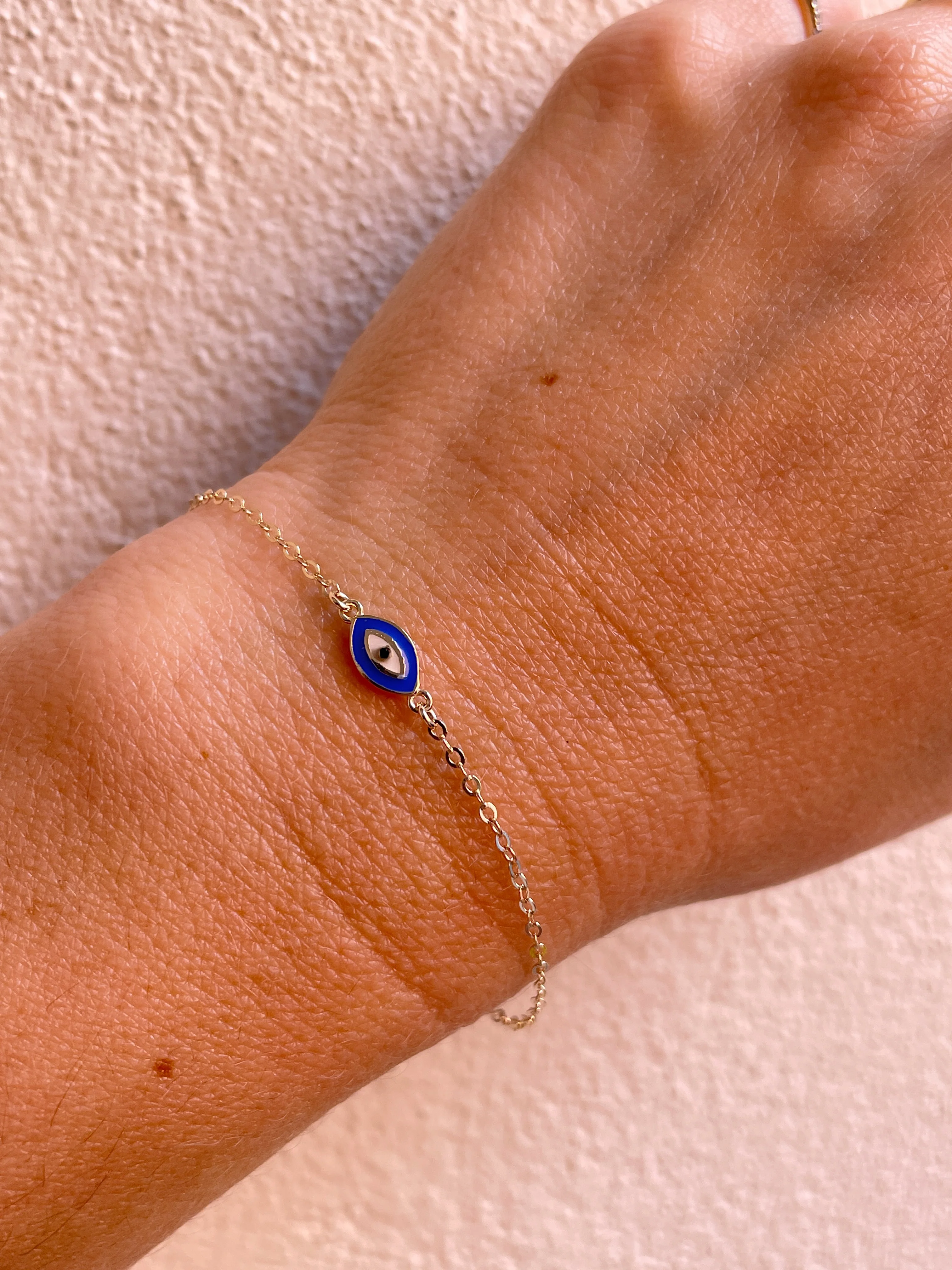 10k Yellow Gold Mati Bracelet - Image 4