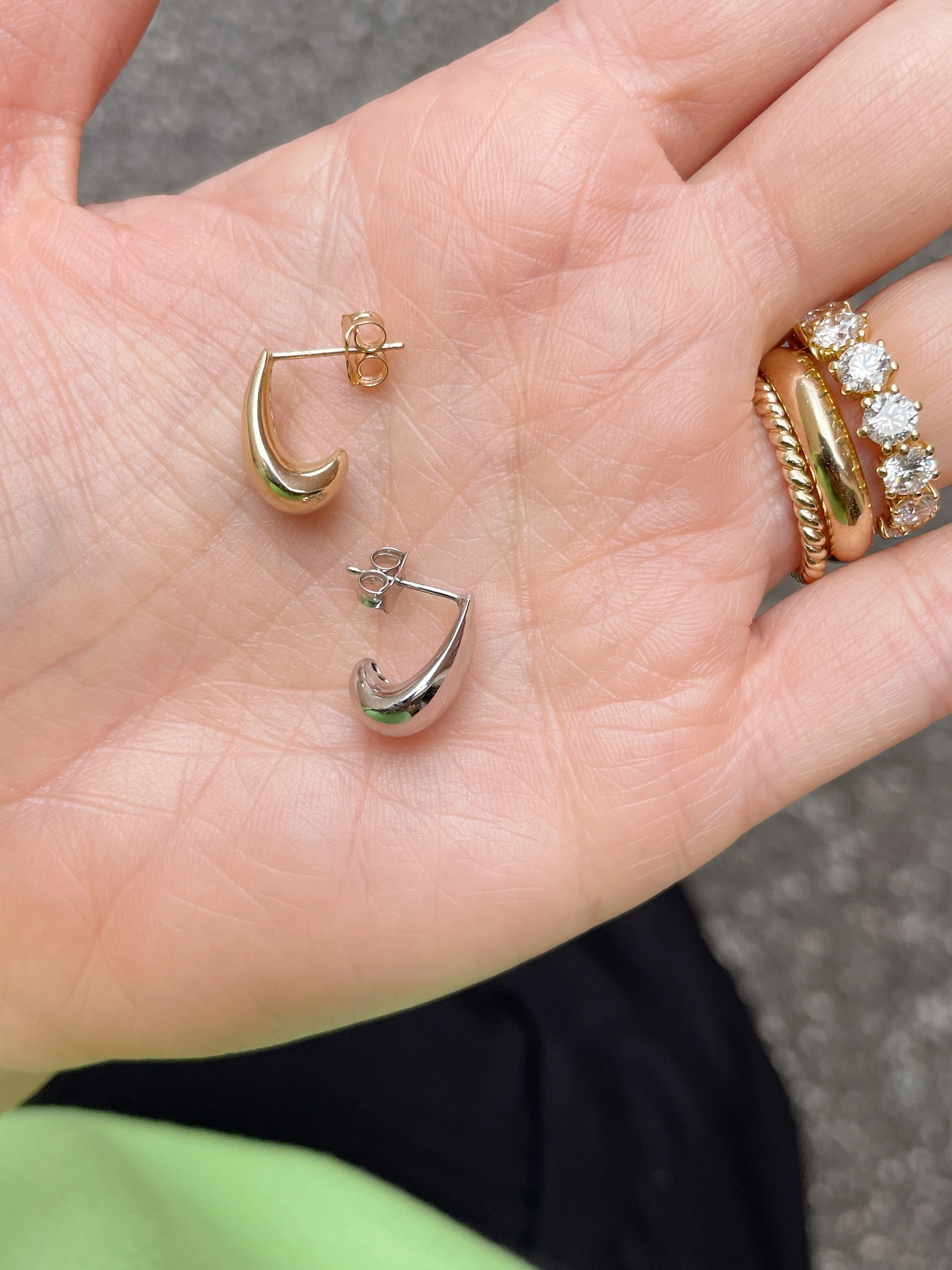 10k Gold Momo Earrings - Image 8