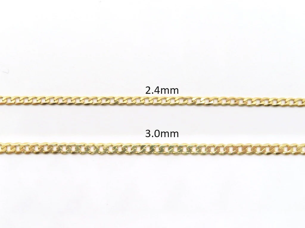 10k Yellow Gold Open Link Necklace - Image 3