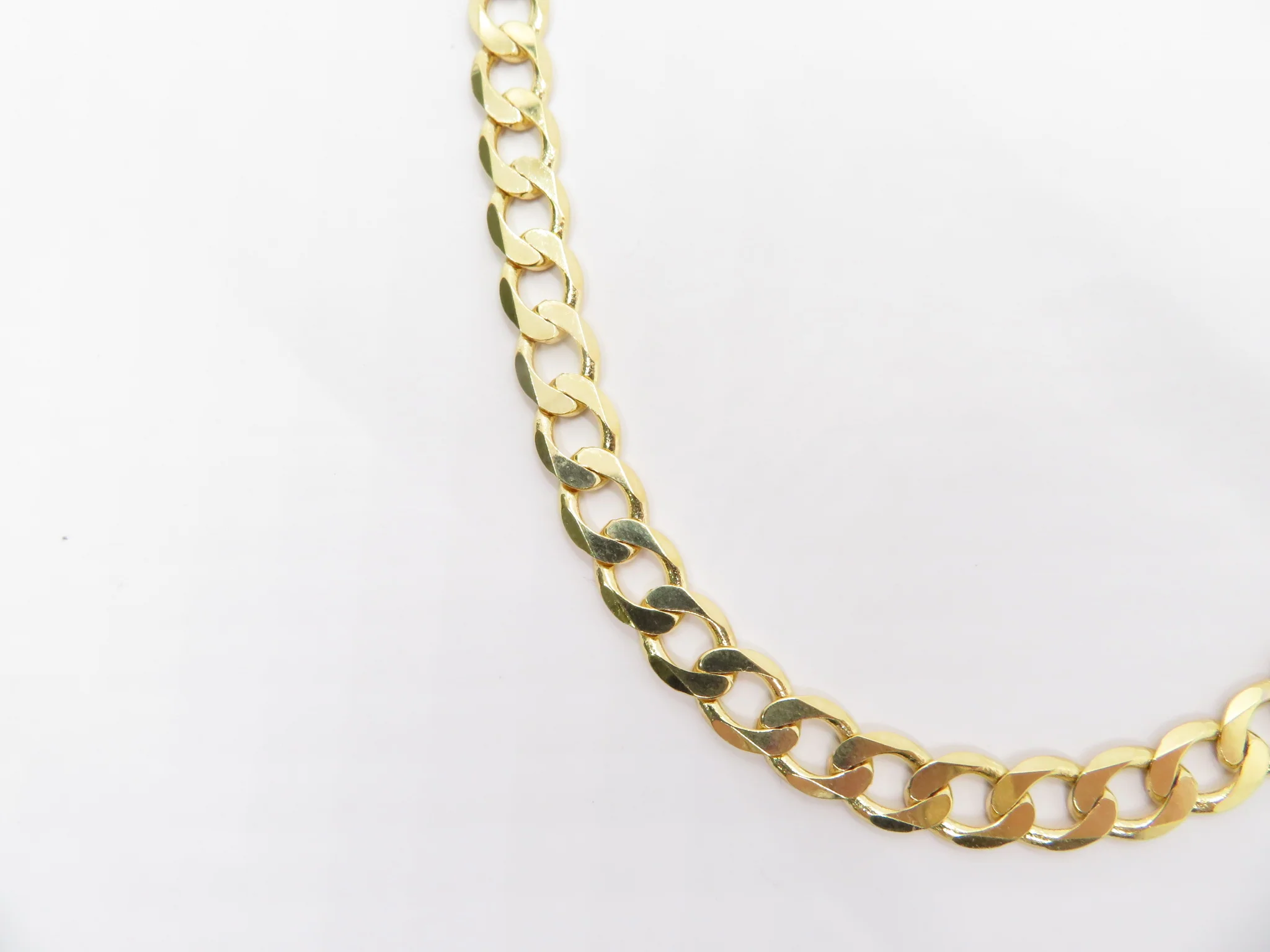 10k Yellow Gold Open Link Thick Chain - Image 5