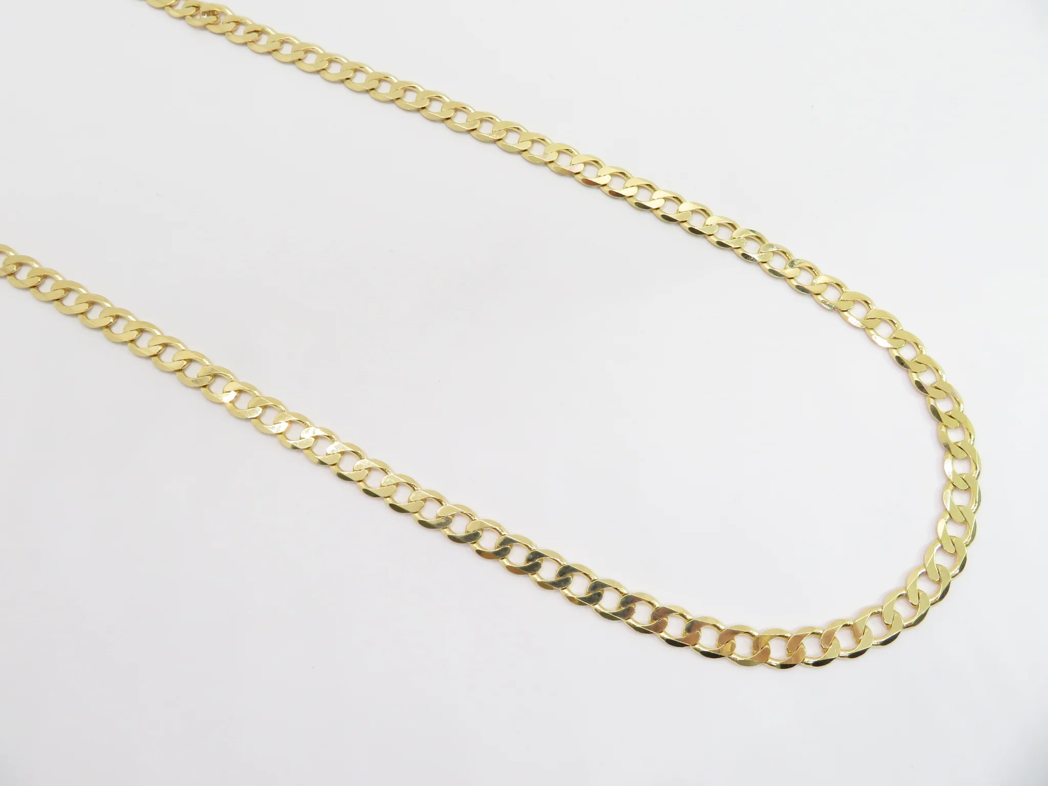 10k Yellow Gold Open Link Thick Chain - Image 7