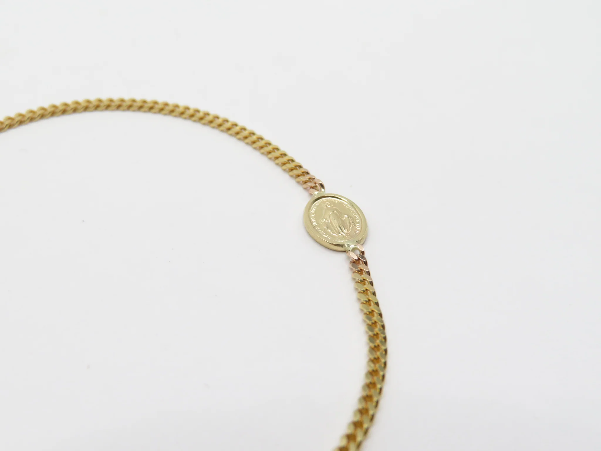 10k Yellow Gold Our Lady of Grace Bracelet