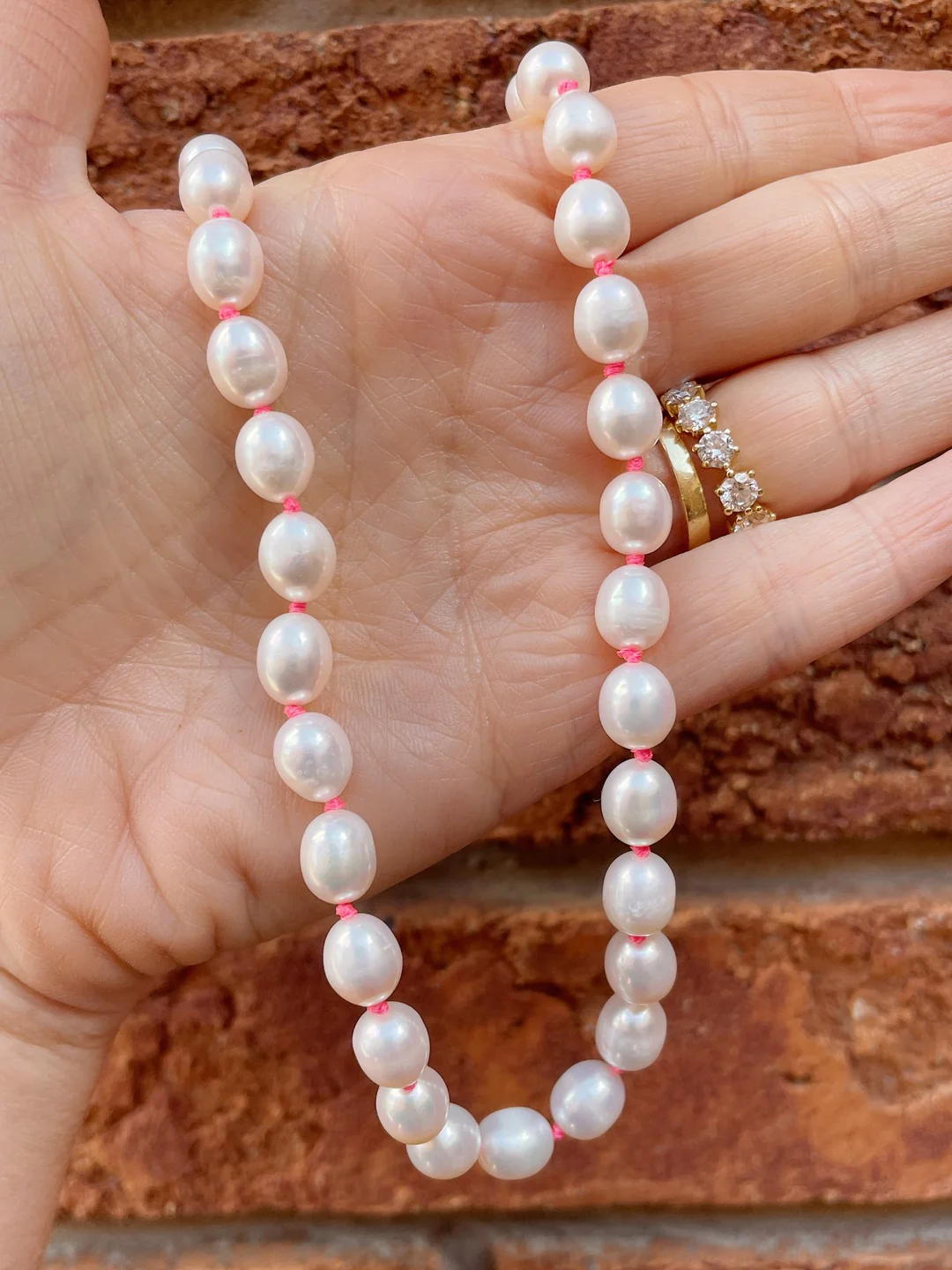 10k Rice Pearl Strand - Image 6