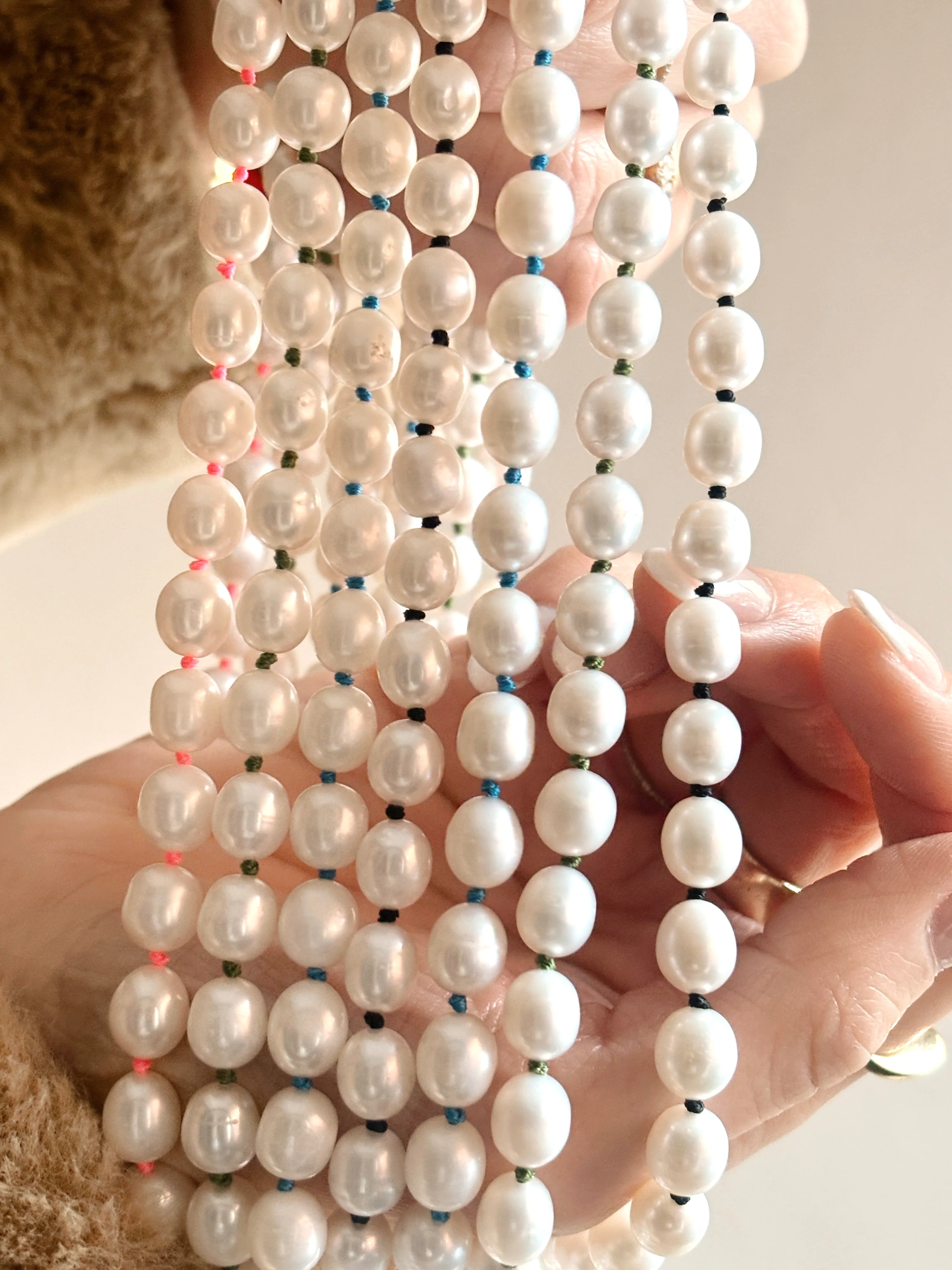 10k Rice Pearl Strand - Image 8