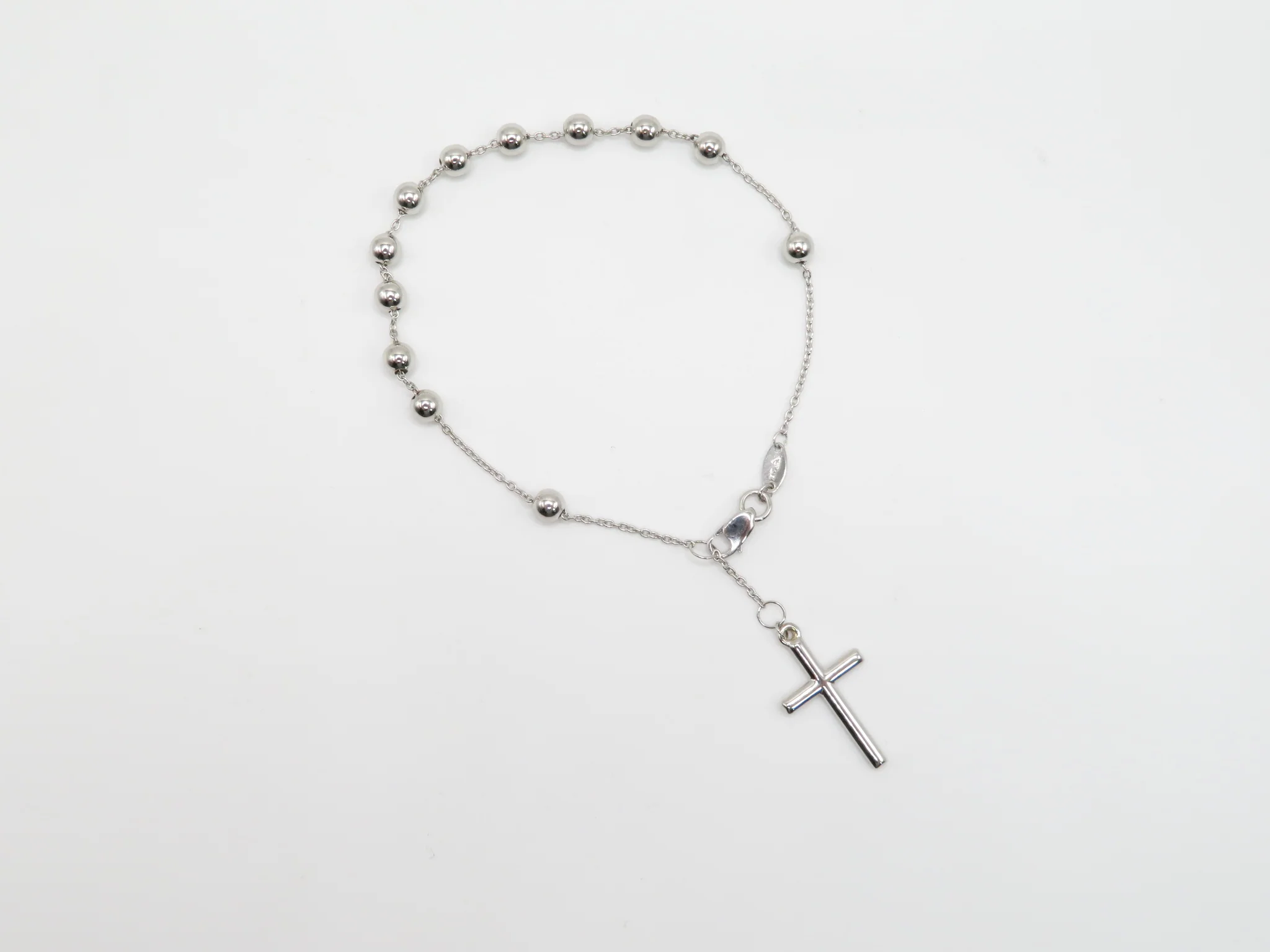 10k Yellow Gold Rosary Bracelet - Image 3