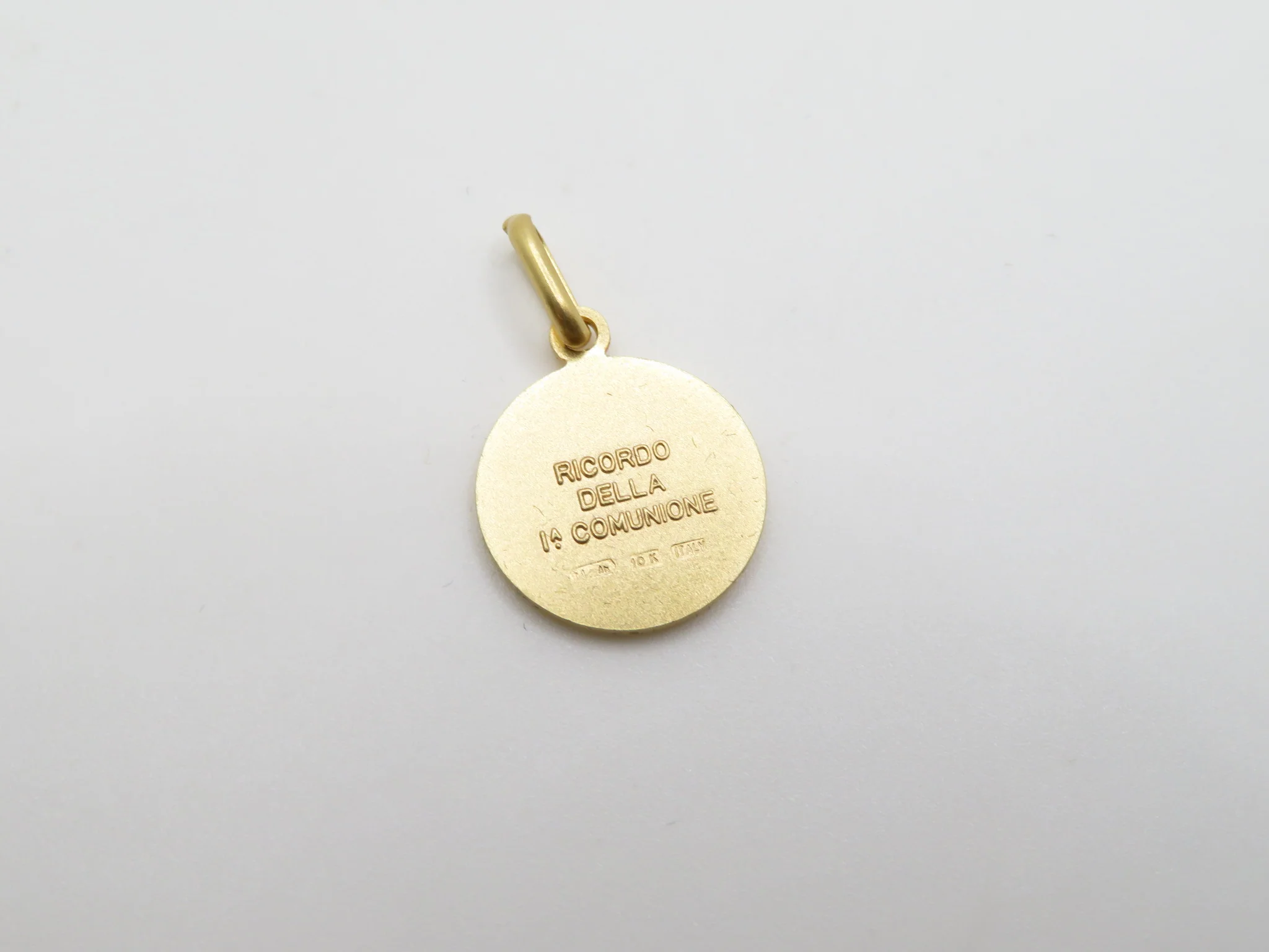10k Yellow Gold Sacrament Pendant - Image 6