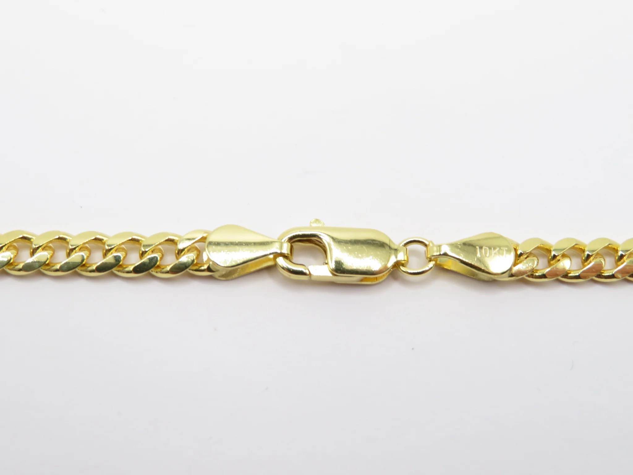 10k Yellow Gold Solid Cuban - Image 2