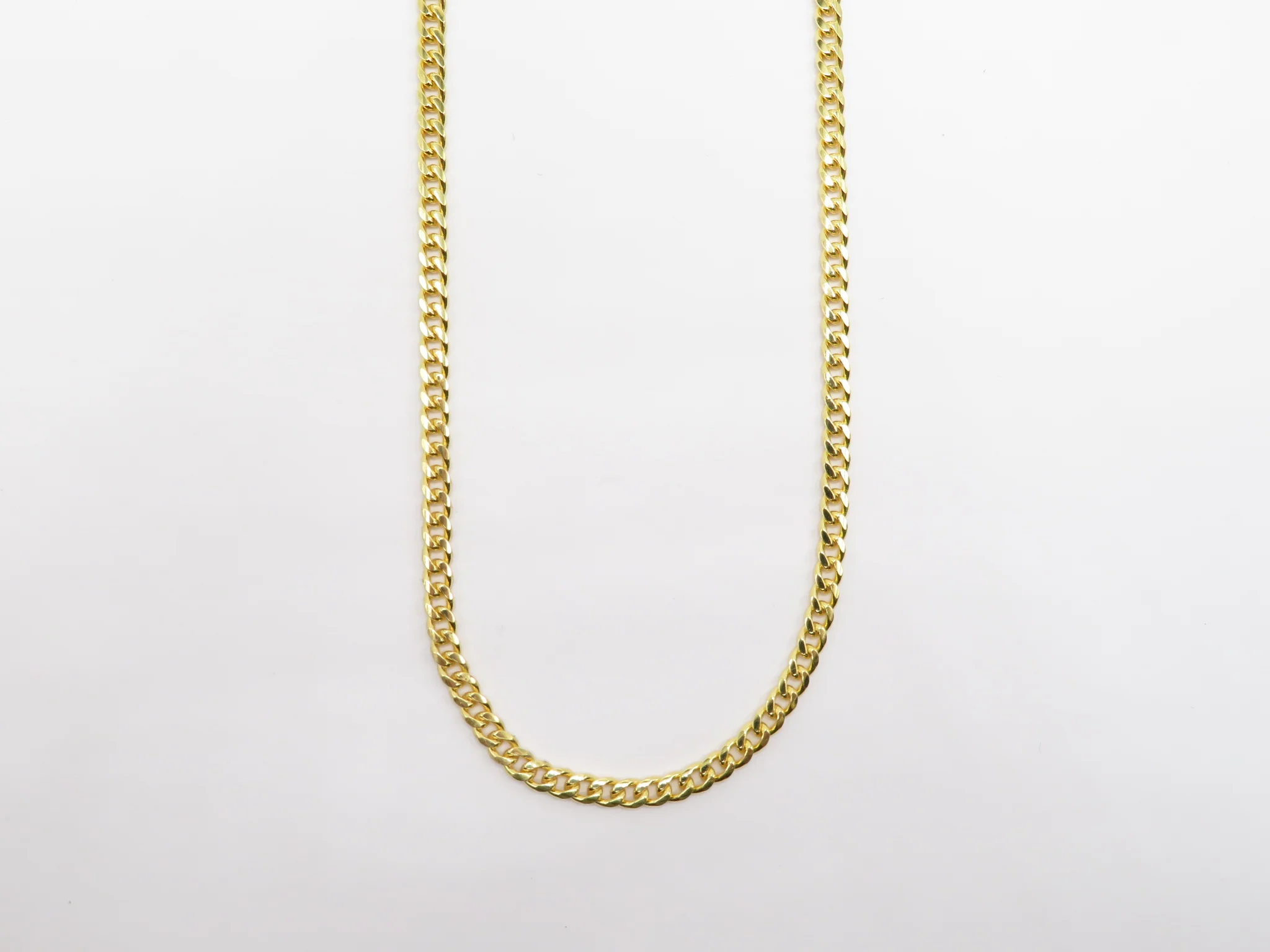 10k Yellow Gold Solid Cuban - Image 3