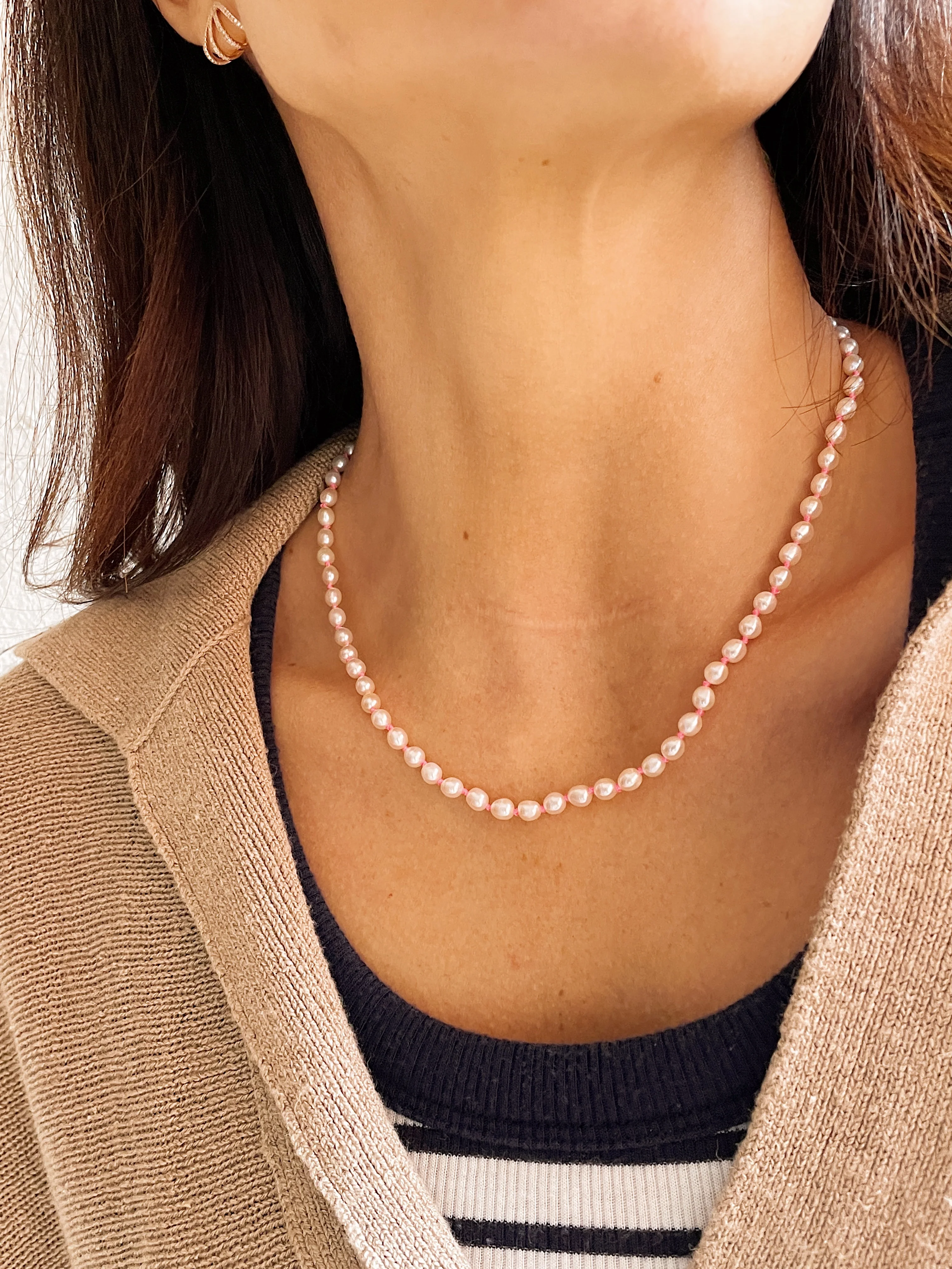 10k Vibrant Strand Fresh Water Pearls - Image 6