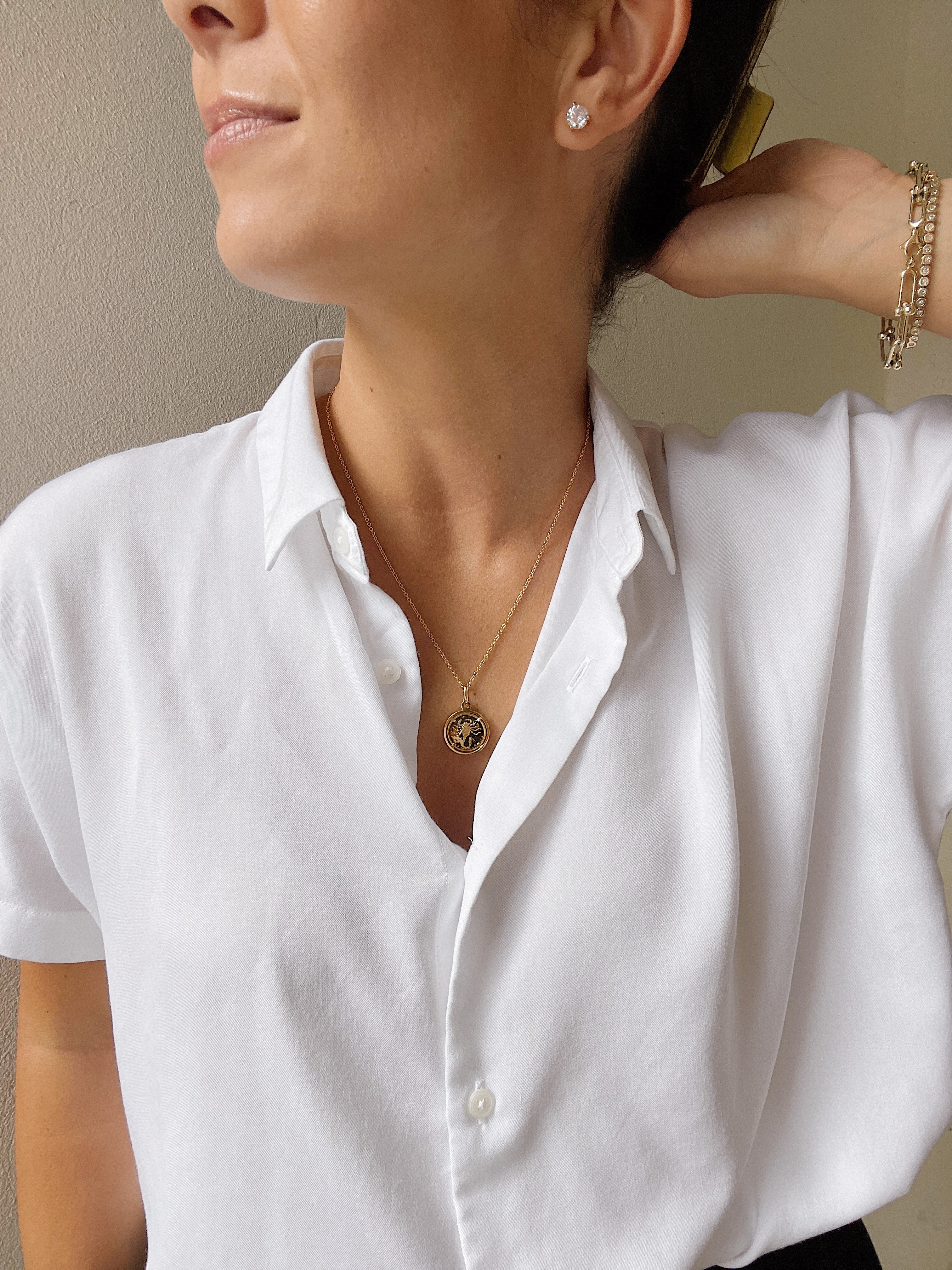 10k Yellow Gold Open Cable Chain - Image 5