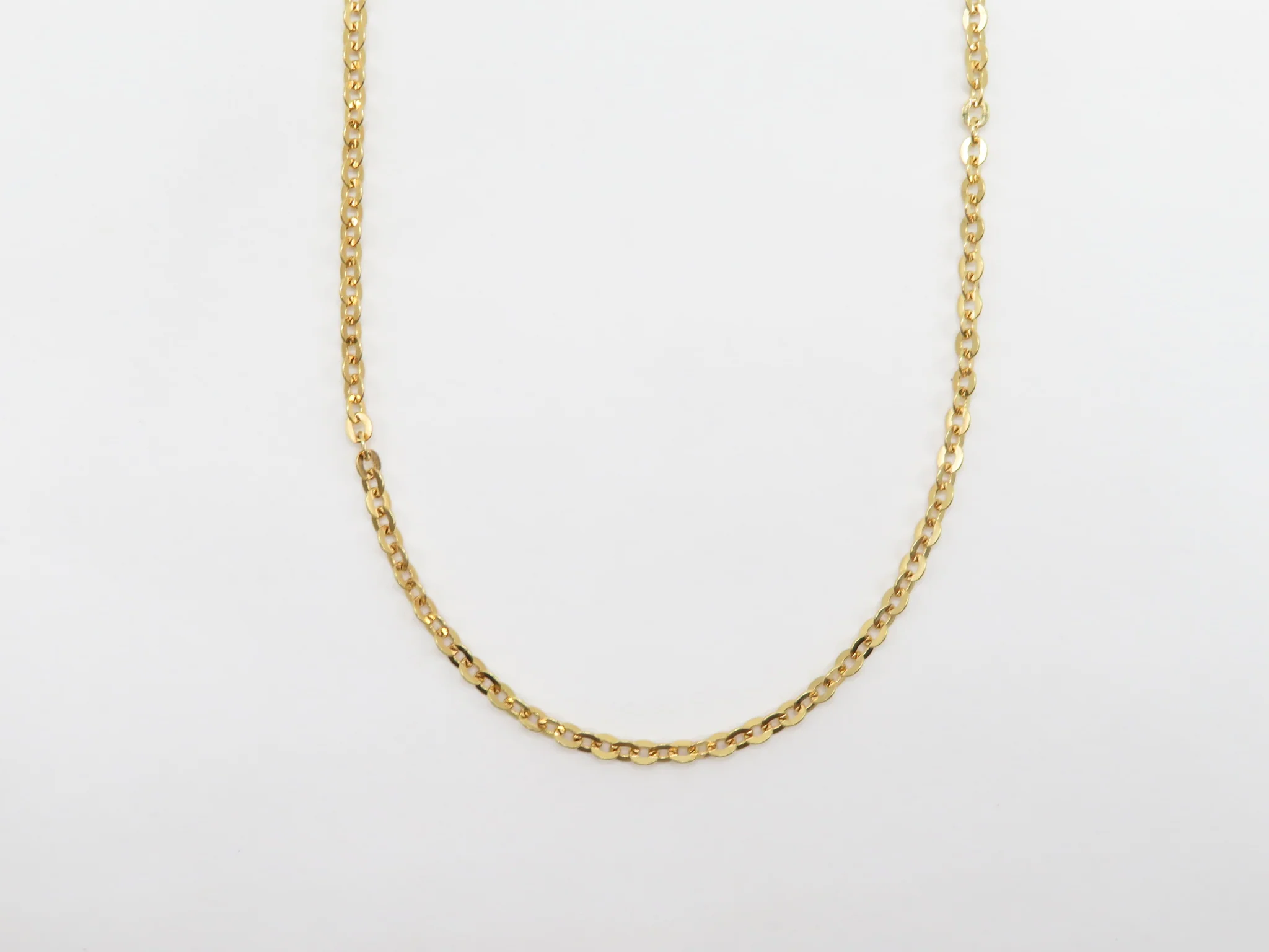 10k Yellow Gold Cable Chain - Image 5
