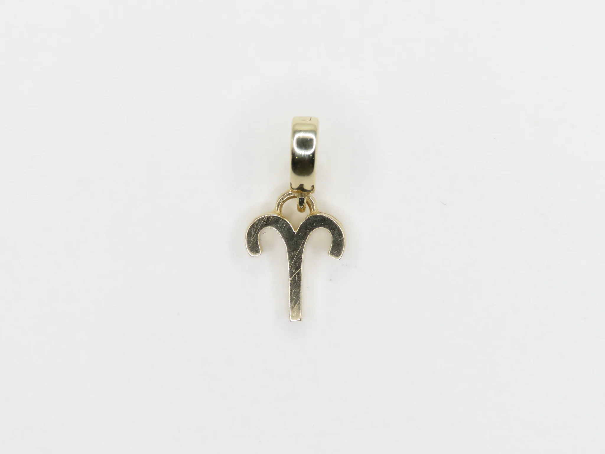 10k Yellow Gold Zodiac Symbol Latch Charm - Image 3