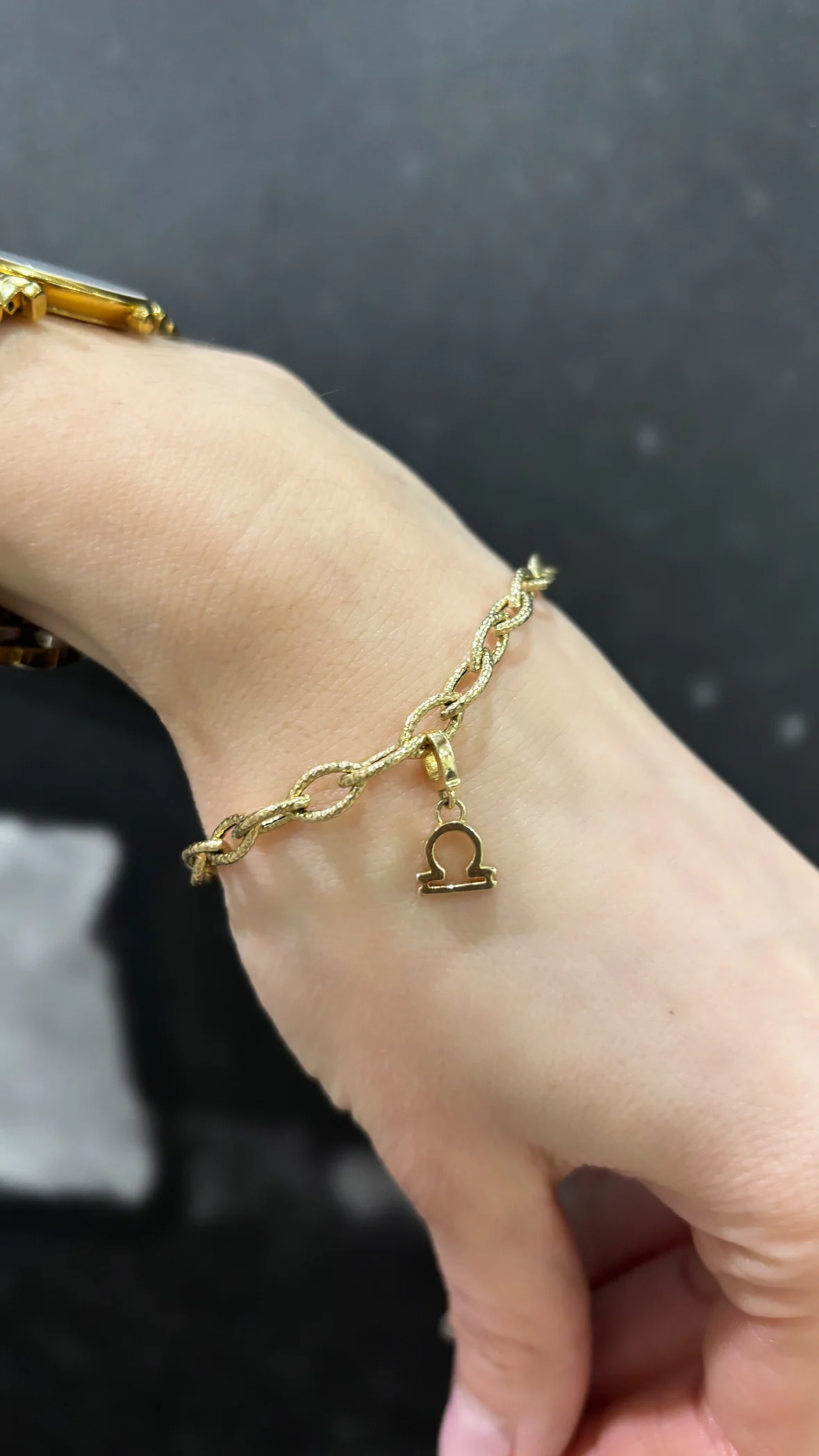 10k Yellow Gold Zodiac Symbol Latch Charm - Image 8
