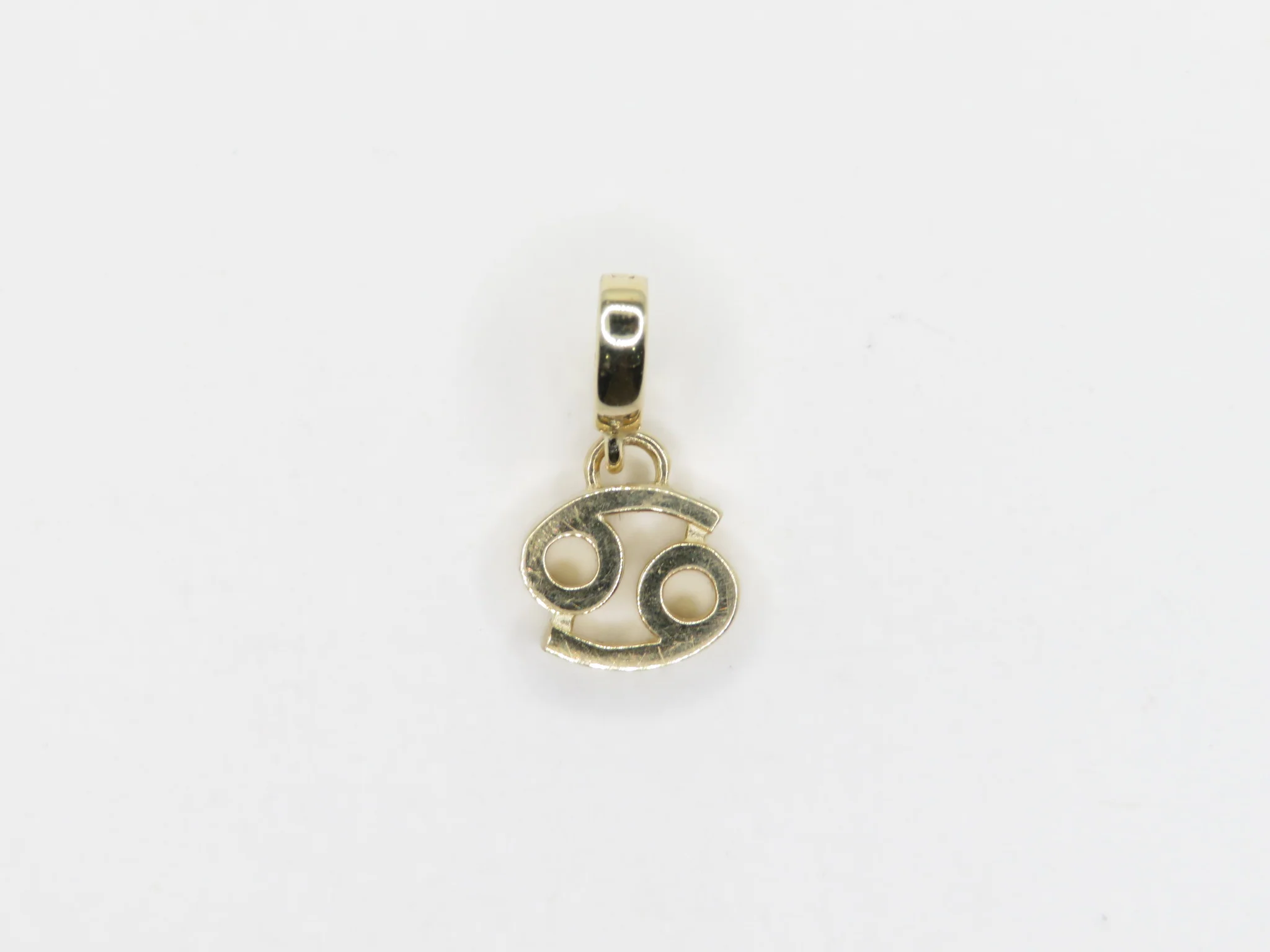 10k Yellow Gold Zodiac Symbol Latch Charm - Image 9