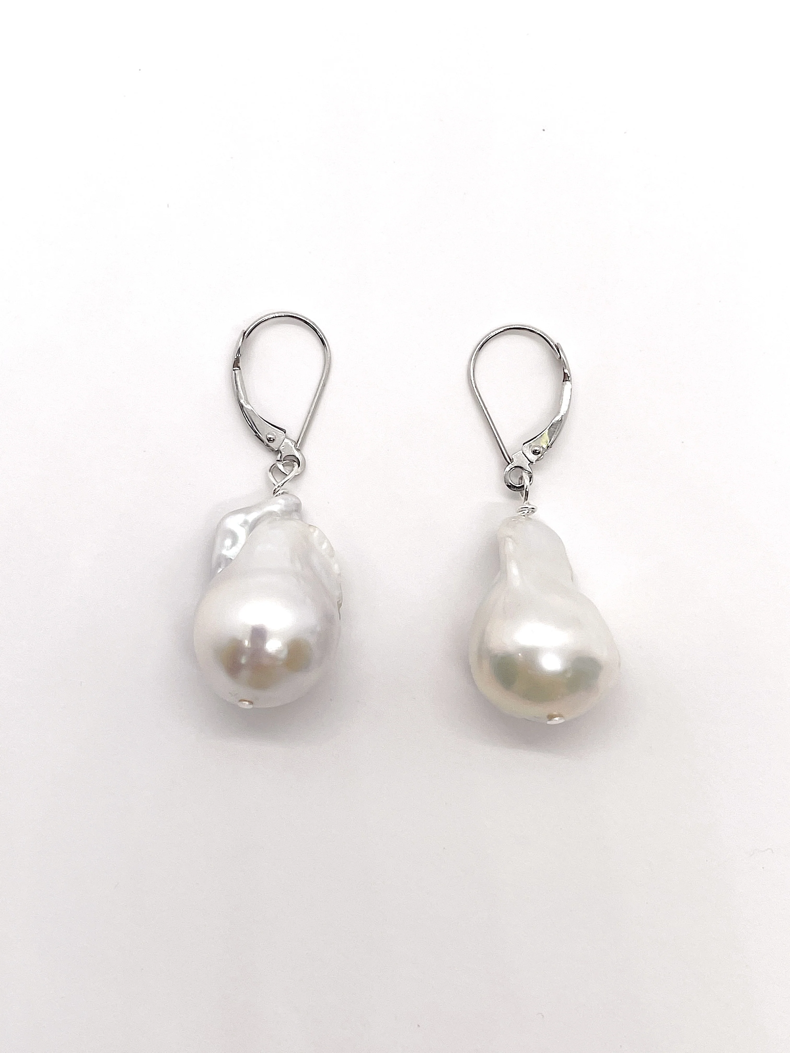 14k Baroque Dangle Earrings - Image 3