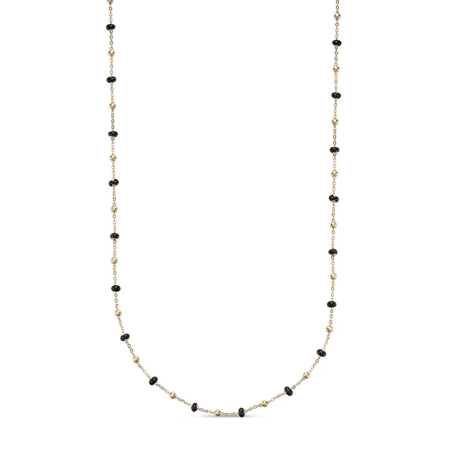 14k Yellow Gold Enamel Bead Collection - Image 5
