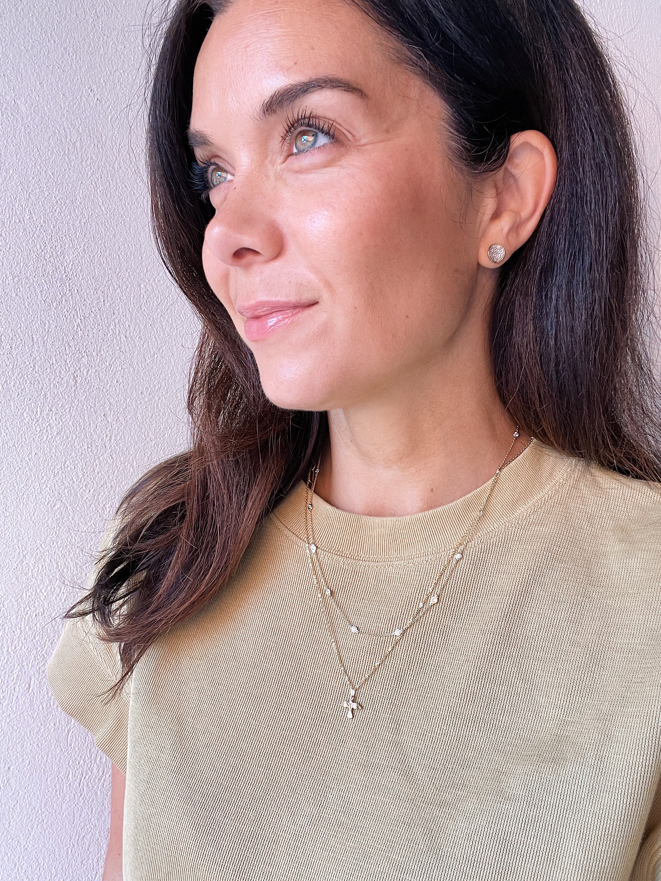 14k LAB Diamond by the Yard Necklace - Image 9