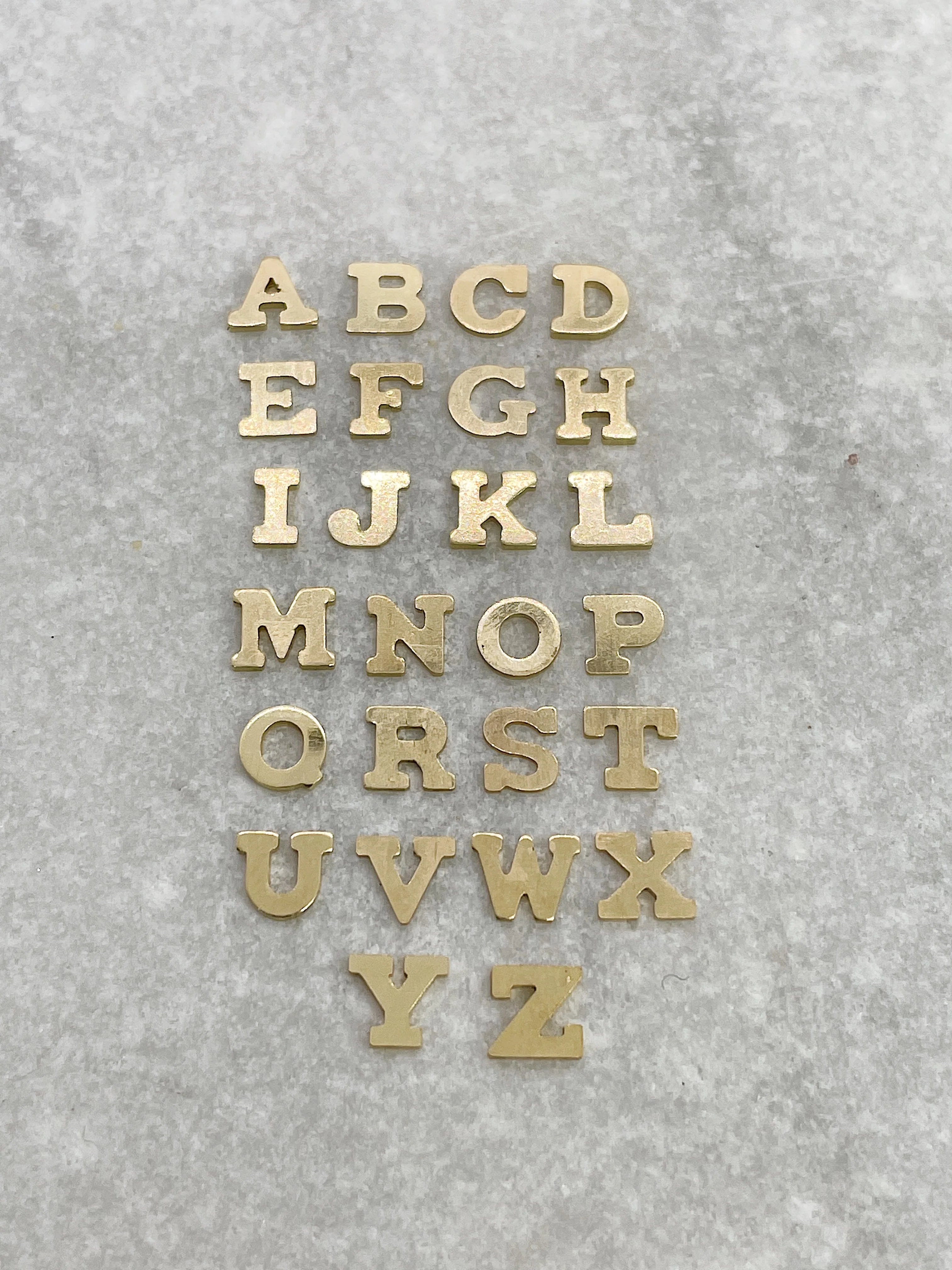 14k Offset Initial Necklace - Image 8