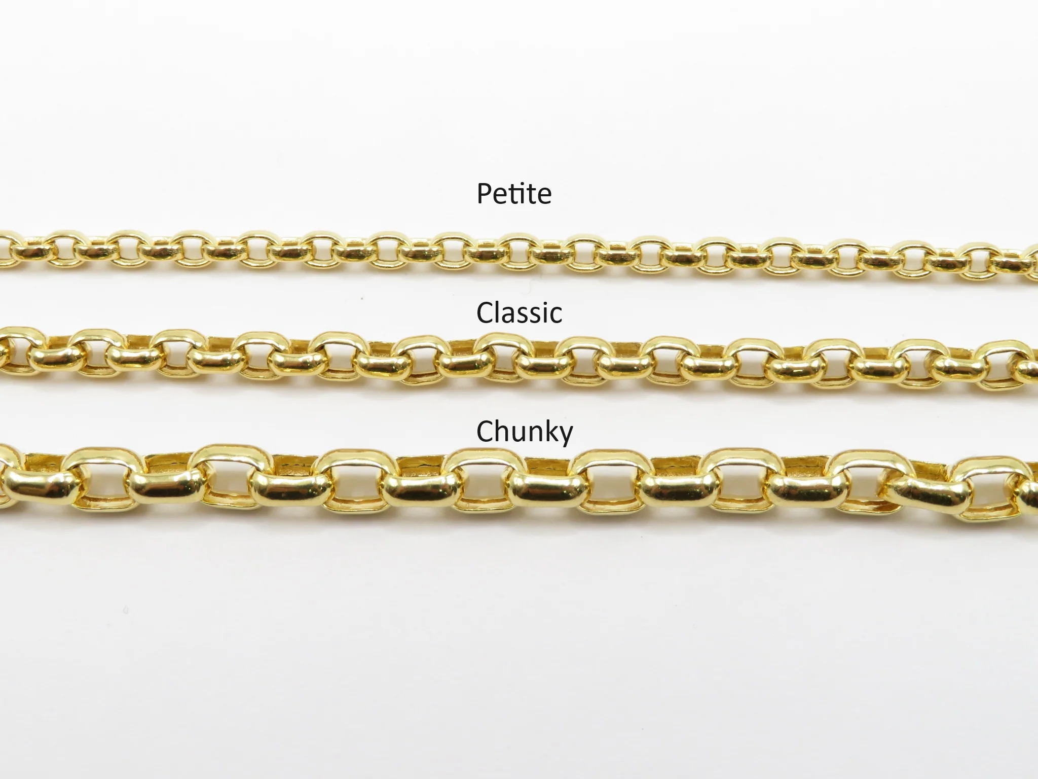 14k Yellow Gold Oval Cable Bracelet - Image 11