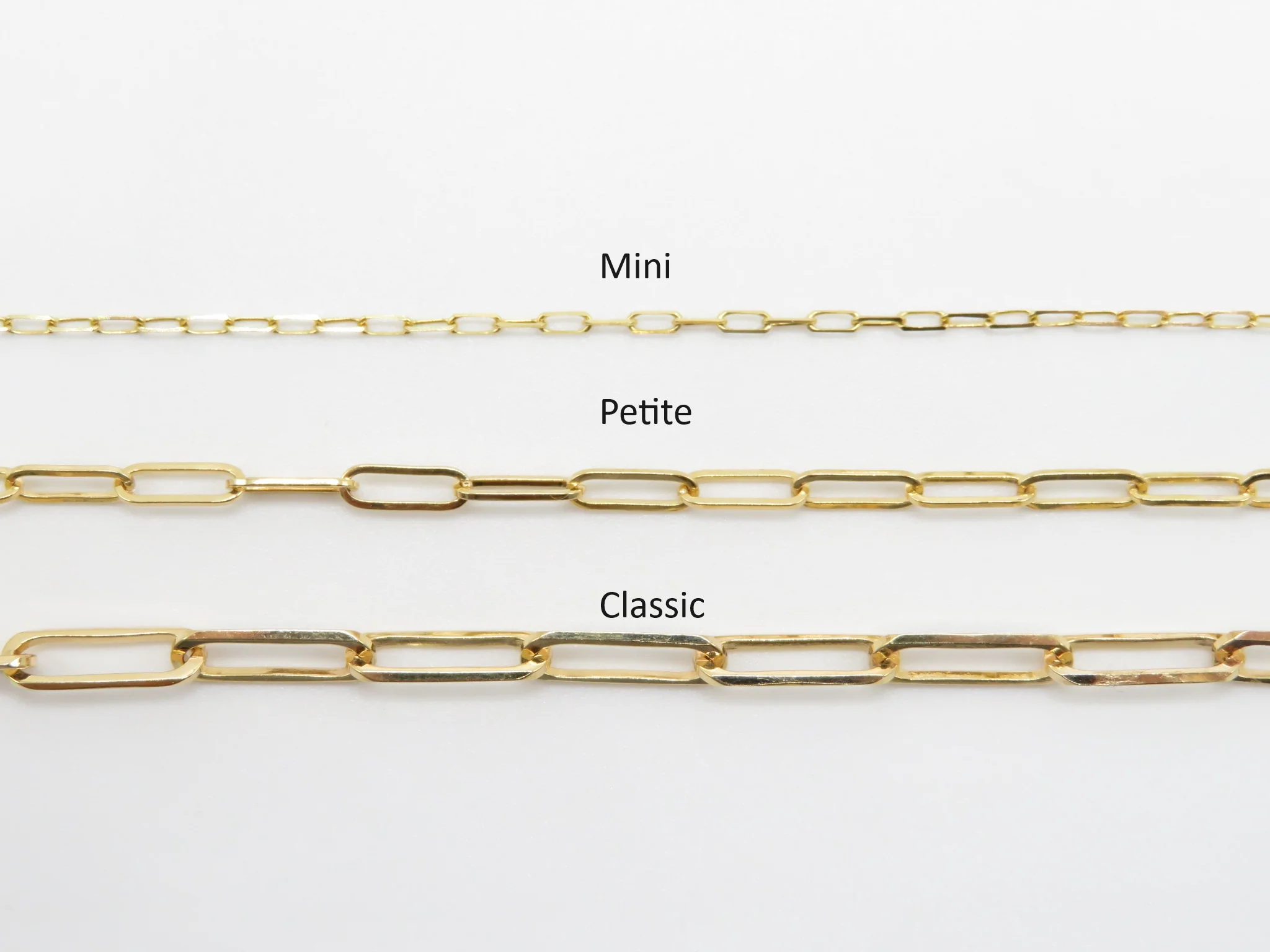 14k Yellow Gold Paperclip Chain - Image 6