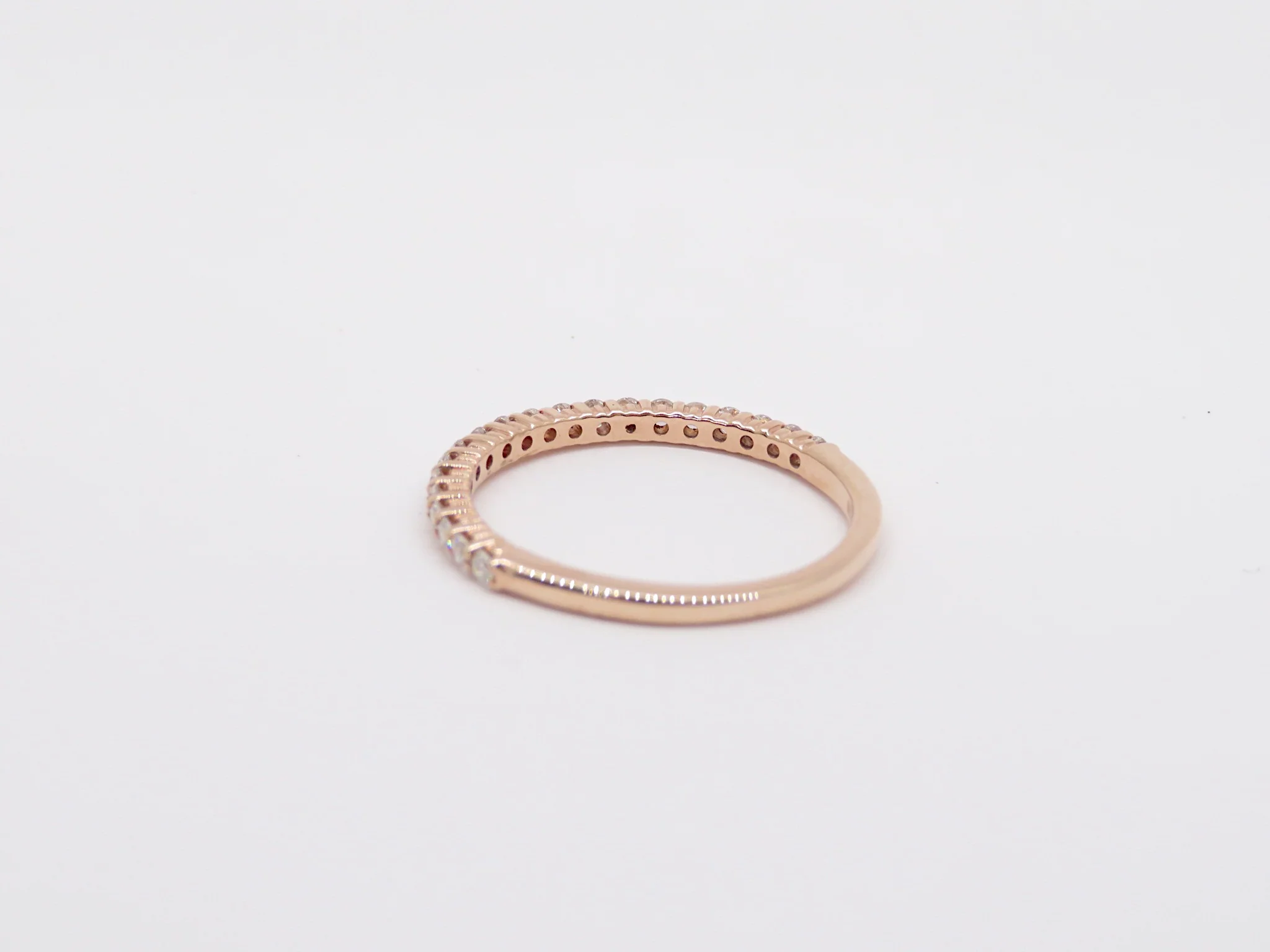 14k Shared Prong Diamond Half Eternity - Image 12