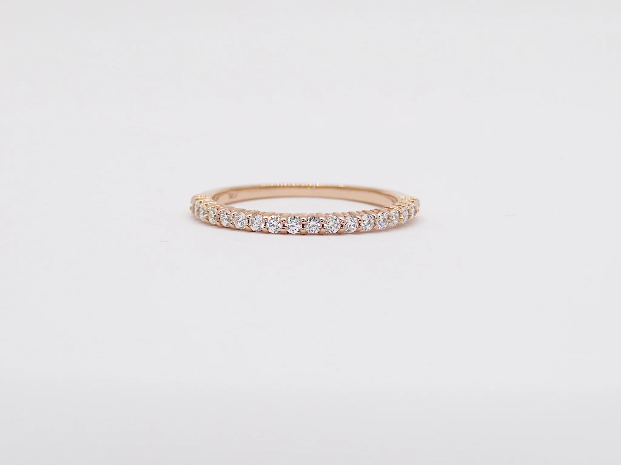 14k Shared Prong Diamond Half Eternity - Image 8