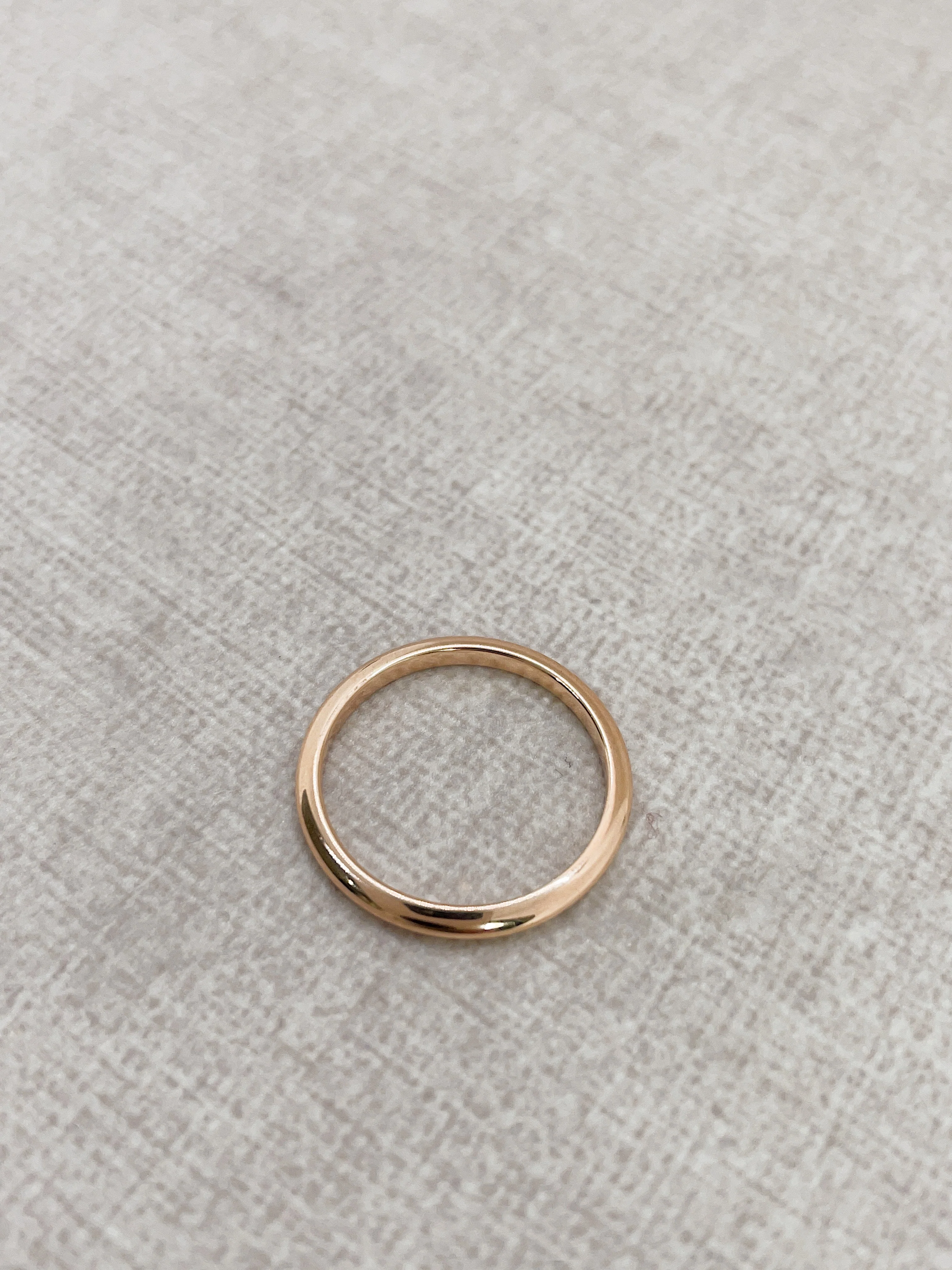14k Soft Knife Edge Band - Image 7