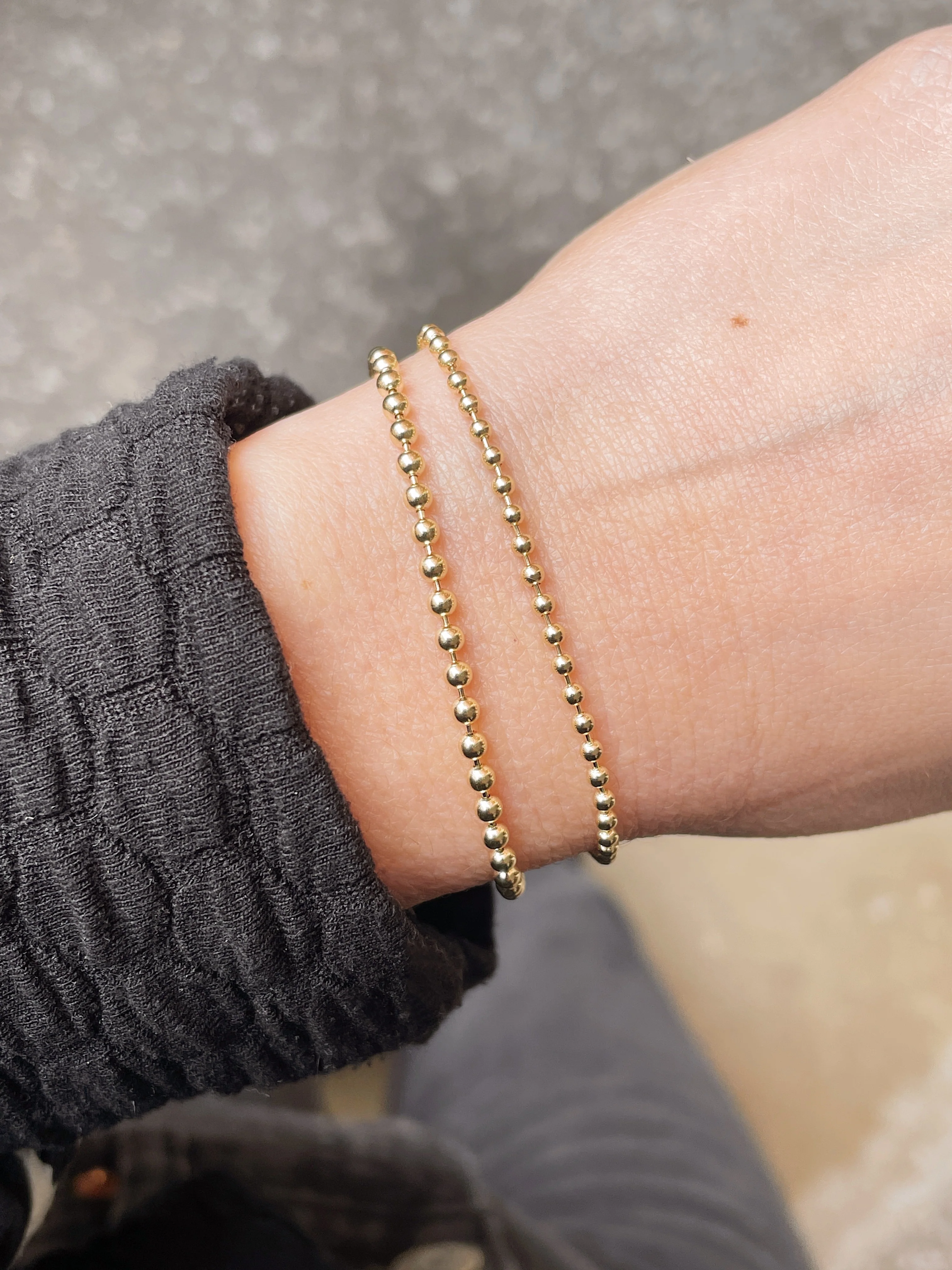 14k Yellow Gold Tub Bracelet - Image 2