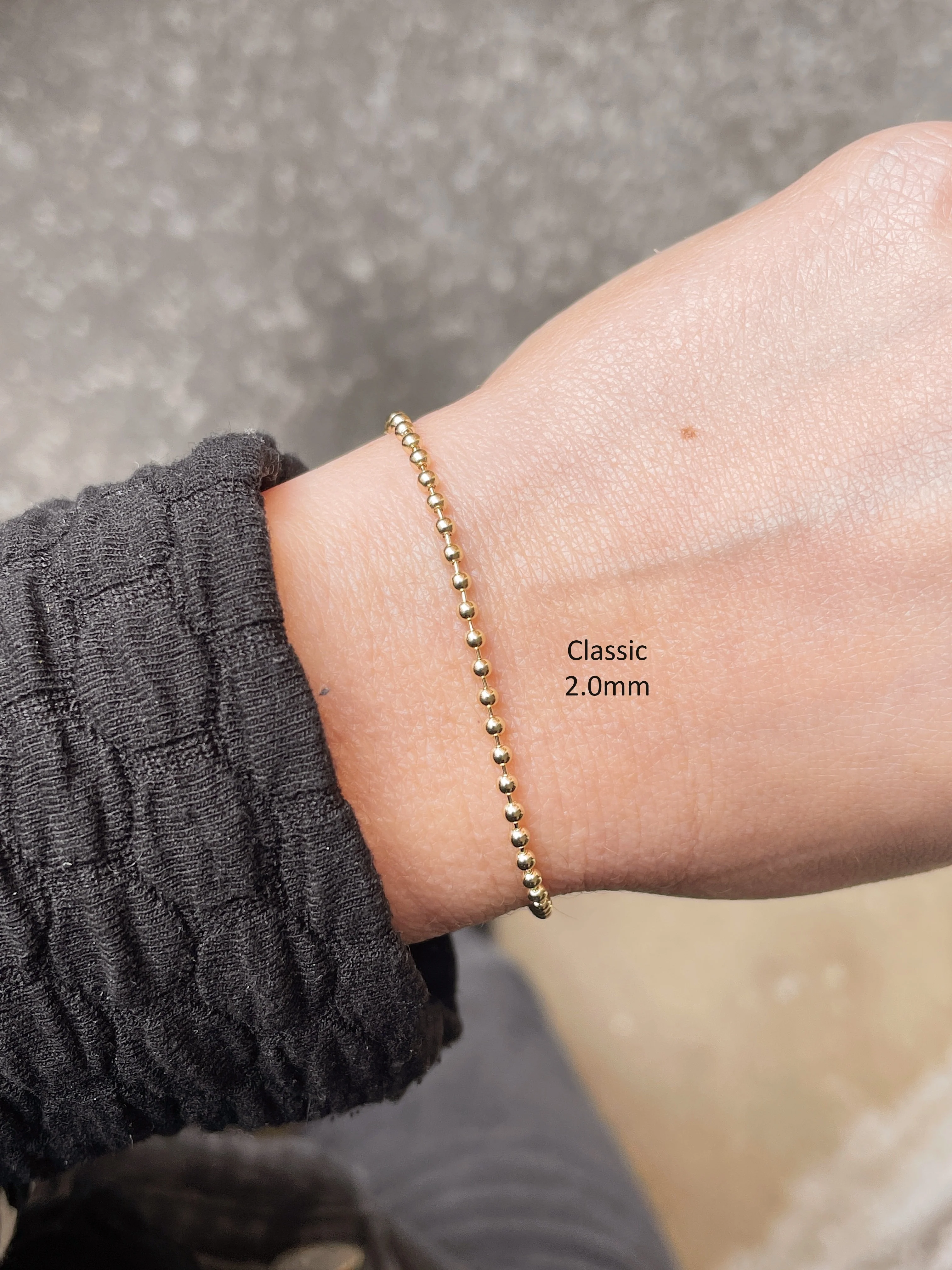14k Yellow Gold Tub Bracelet - Image 4