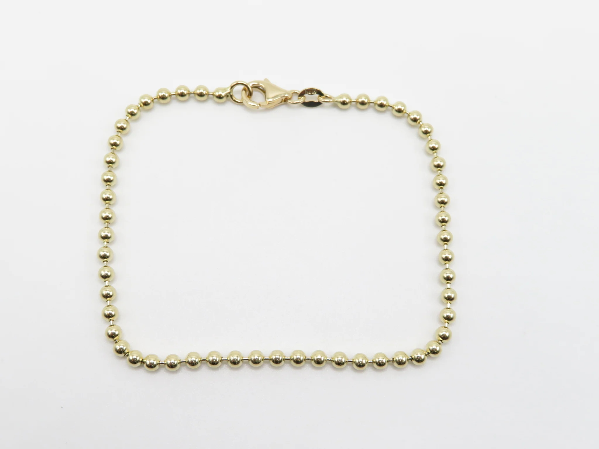 14k Yellow Gold Tub Bracelet - Image 6