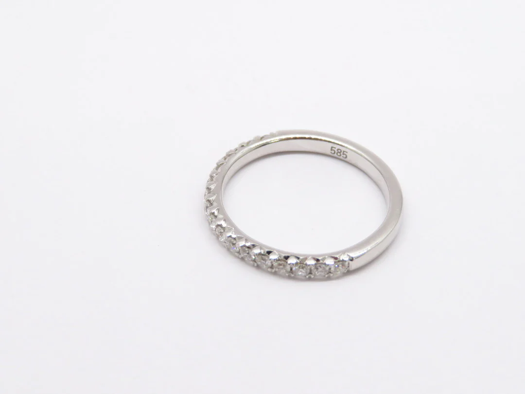 14k Diamond Fish Tail Band - Image 4