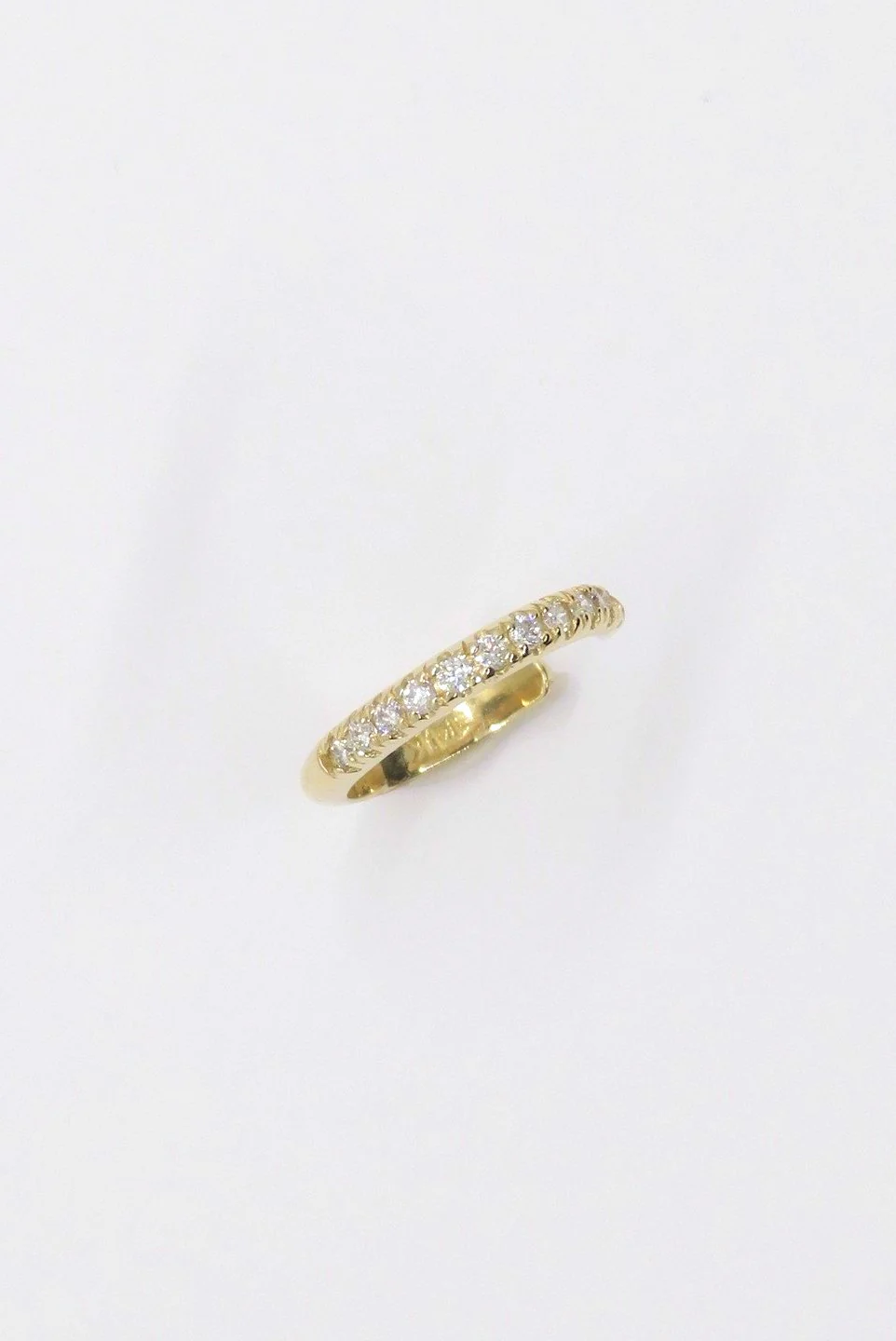 14K Yellow Gold Diamond Earcuff - Image 4