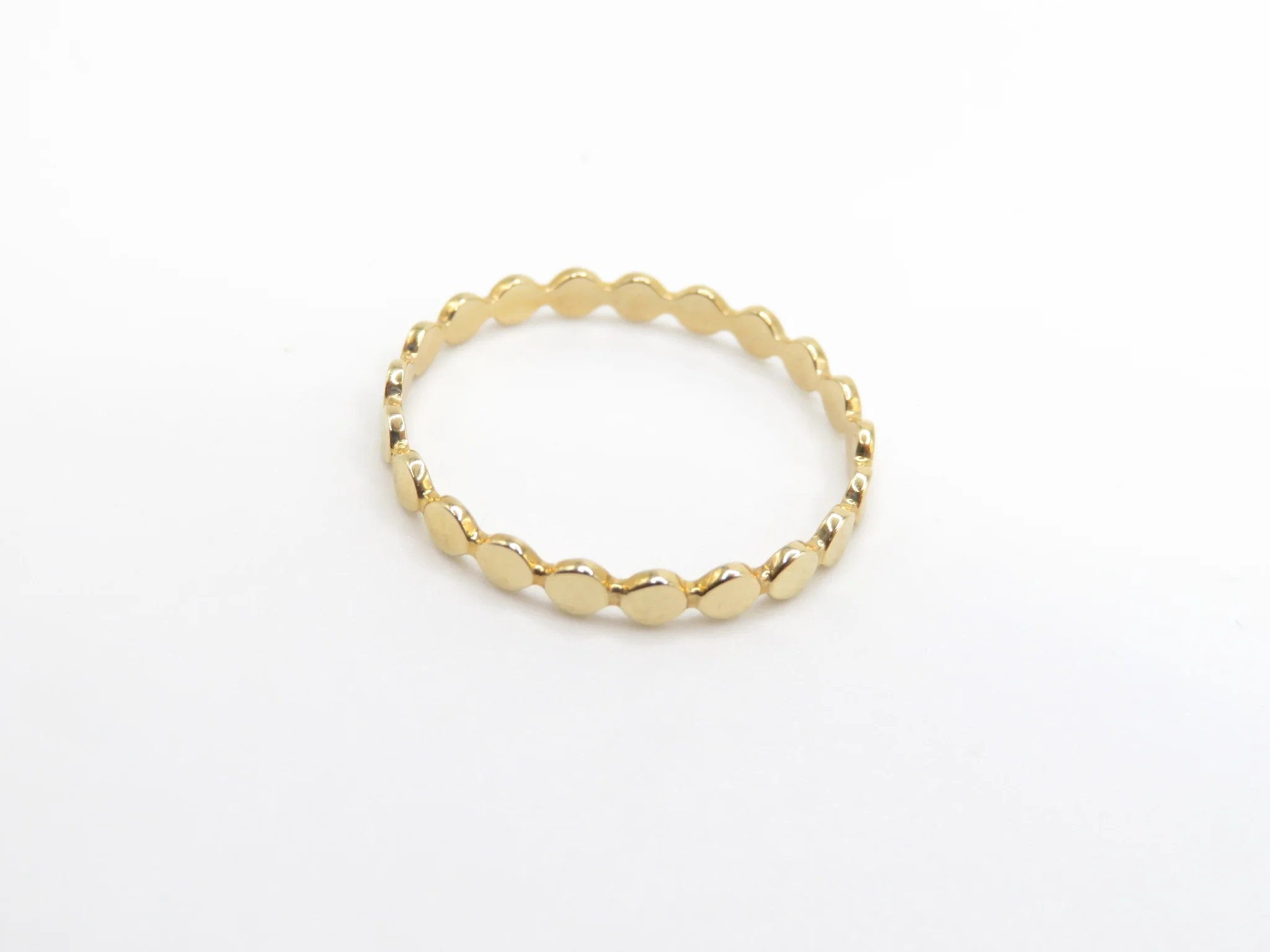 14k Yellow Gold Roundels Band - Image 3