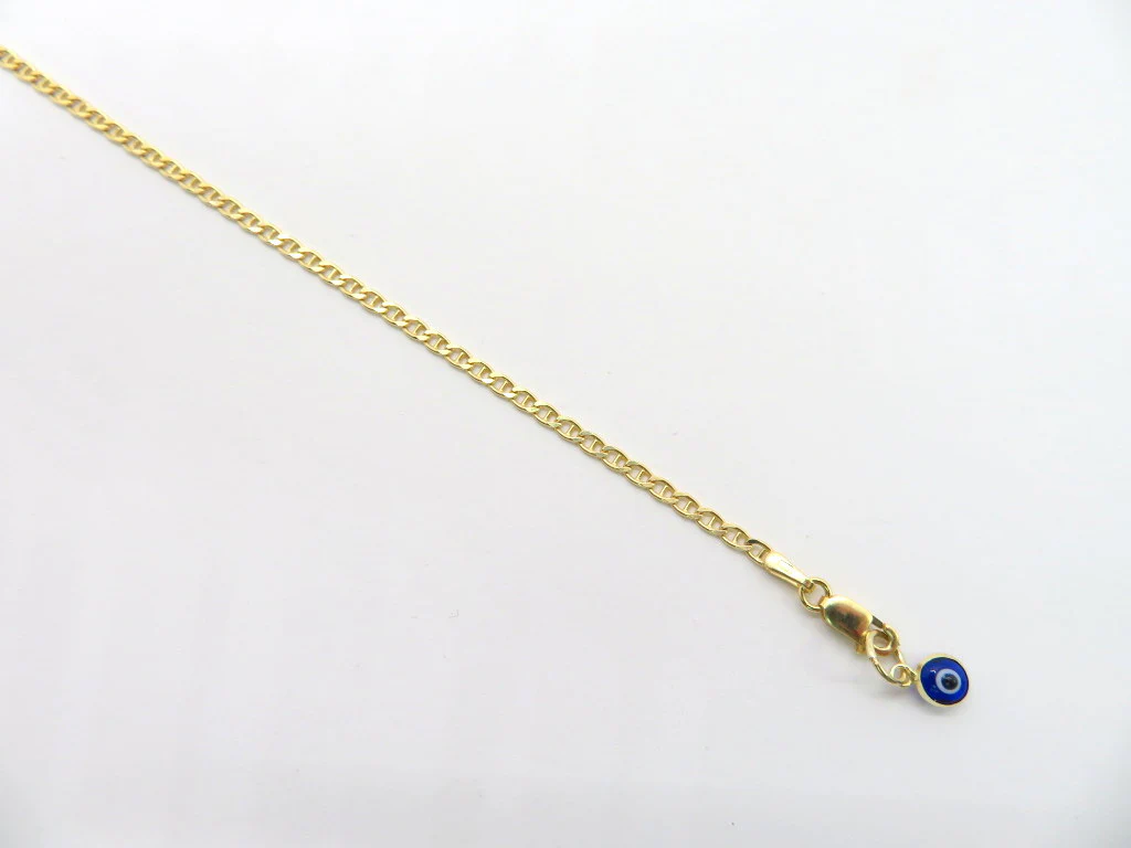 14k Yellow Gold Mini Mati Charm - Image 3