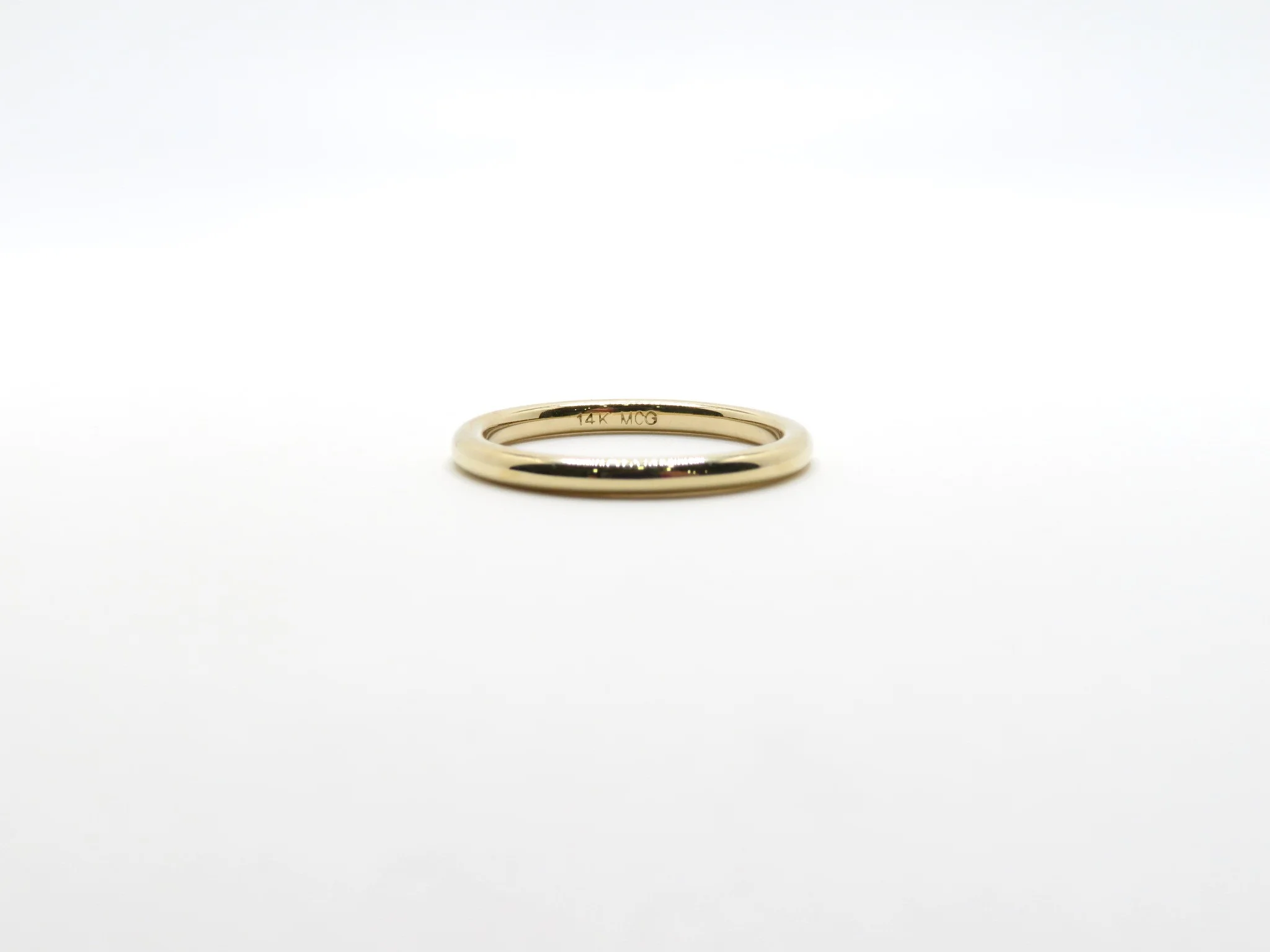 14k Yellow Gold Tubular Band - Image 3