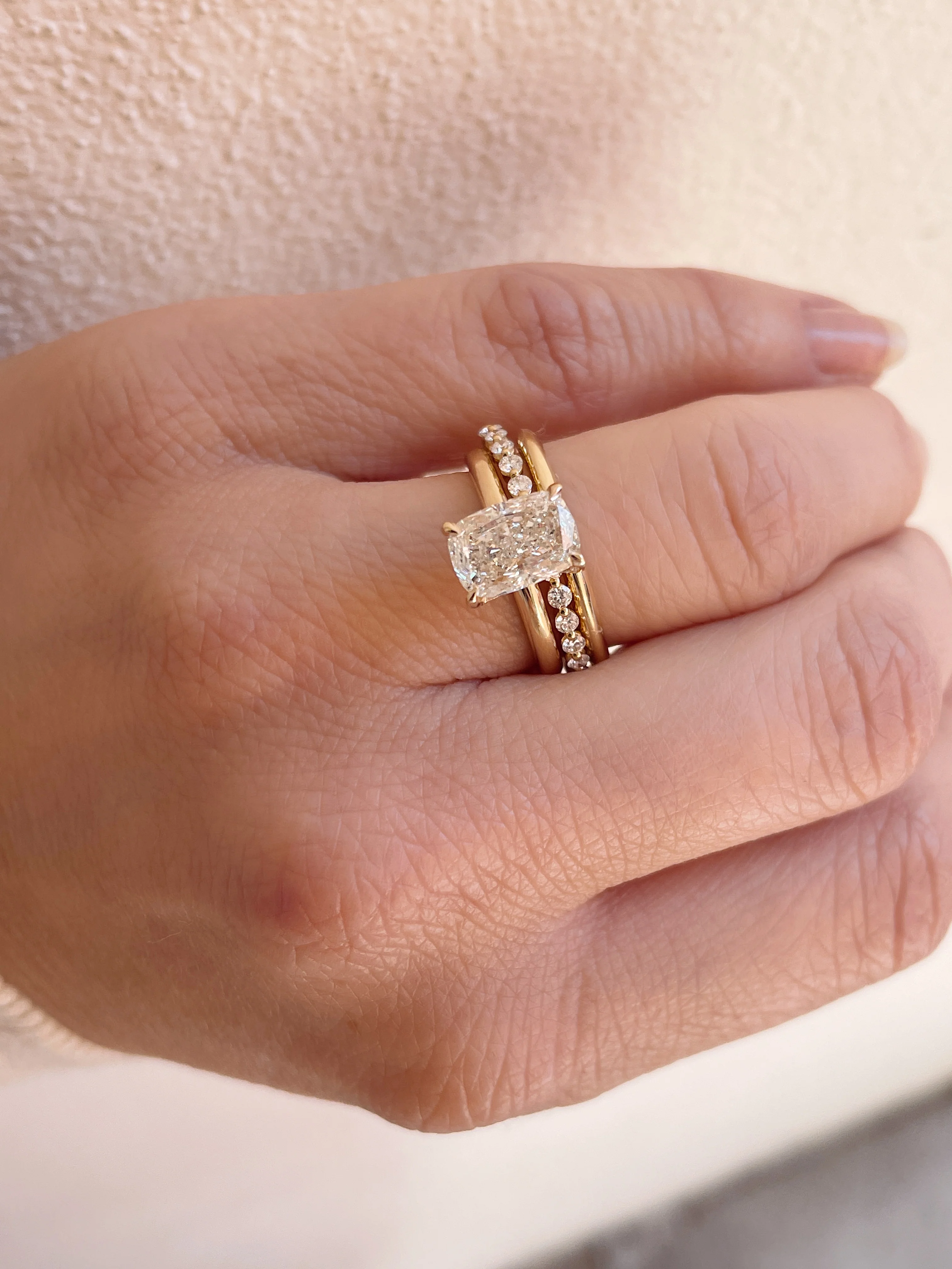 14k Yellow Gold Tubular Band - Image 4