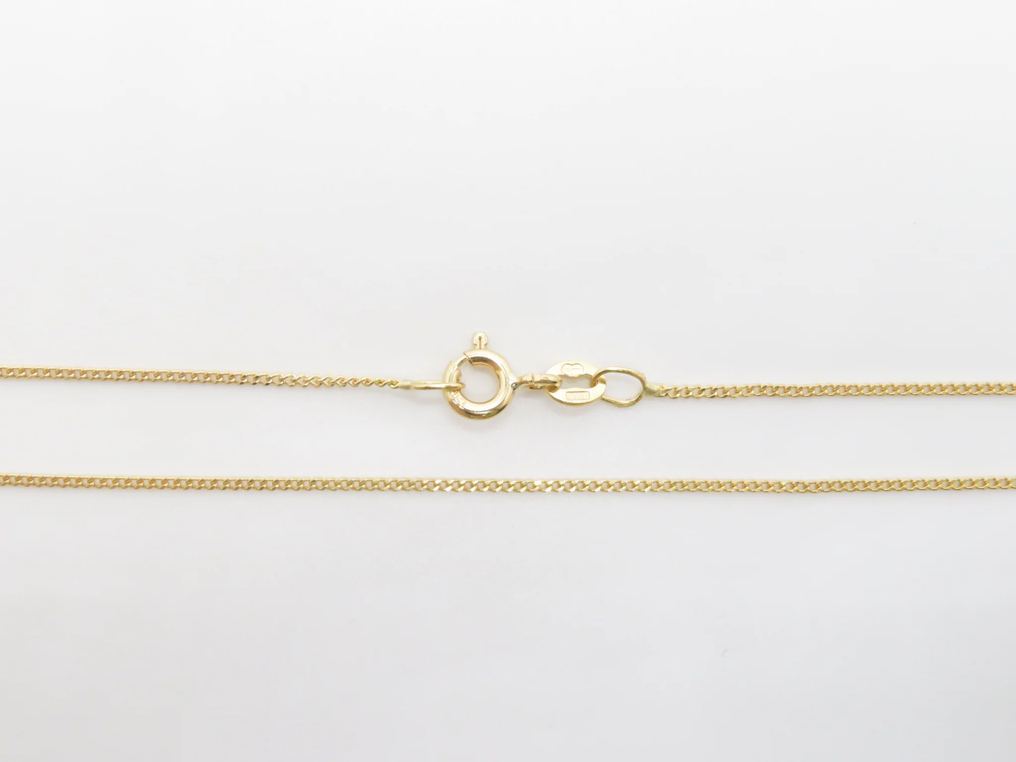 18k Yellow Gold Diamond Dainty Cross Necklace - Image 6