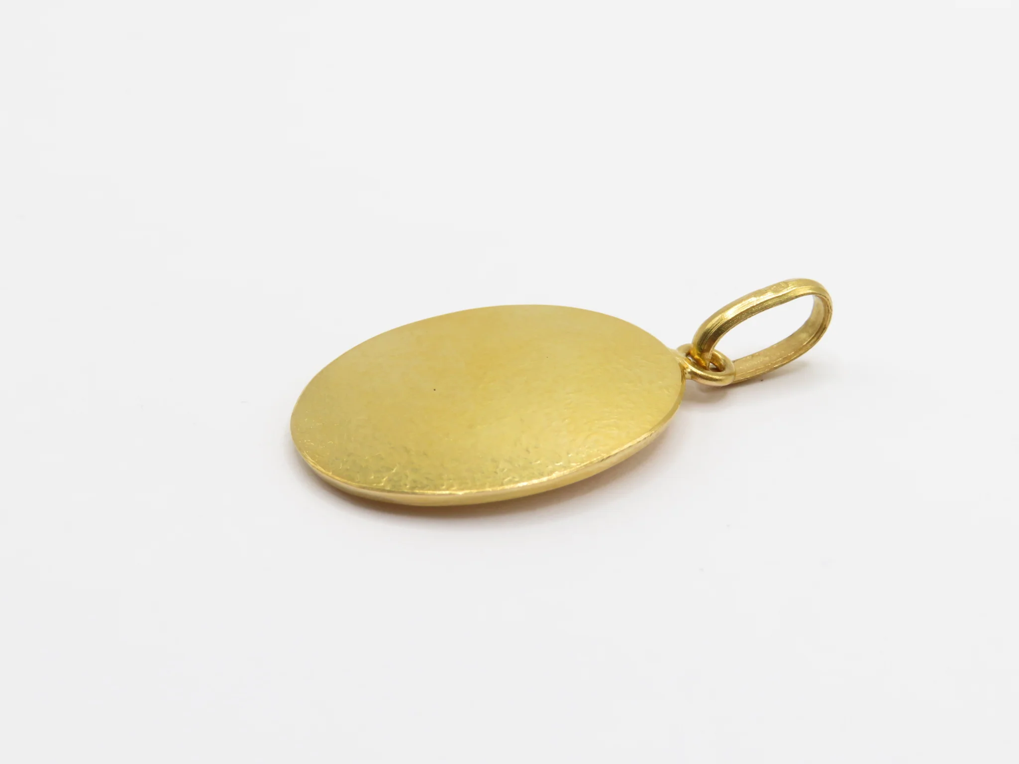19.25 Yellow Gold Our Lady of Conception Medal - Image 3
