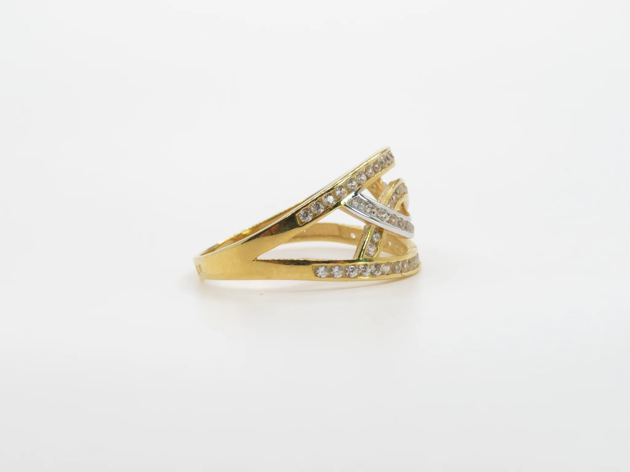 19.25k Two Tone Inside Out Ring - Image 3